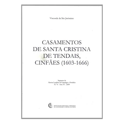 CASAMENTOS DE SANTA CRISTINA DE TENDAIS, CINFÃES (1603-1666)