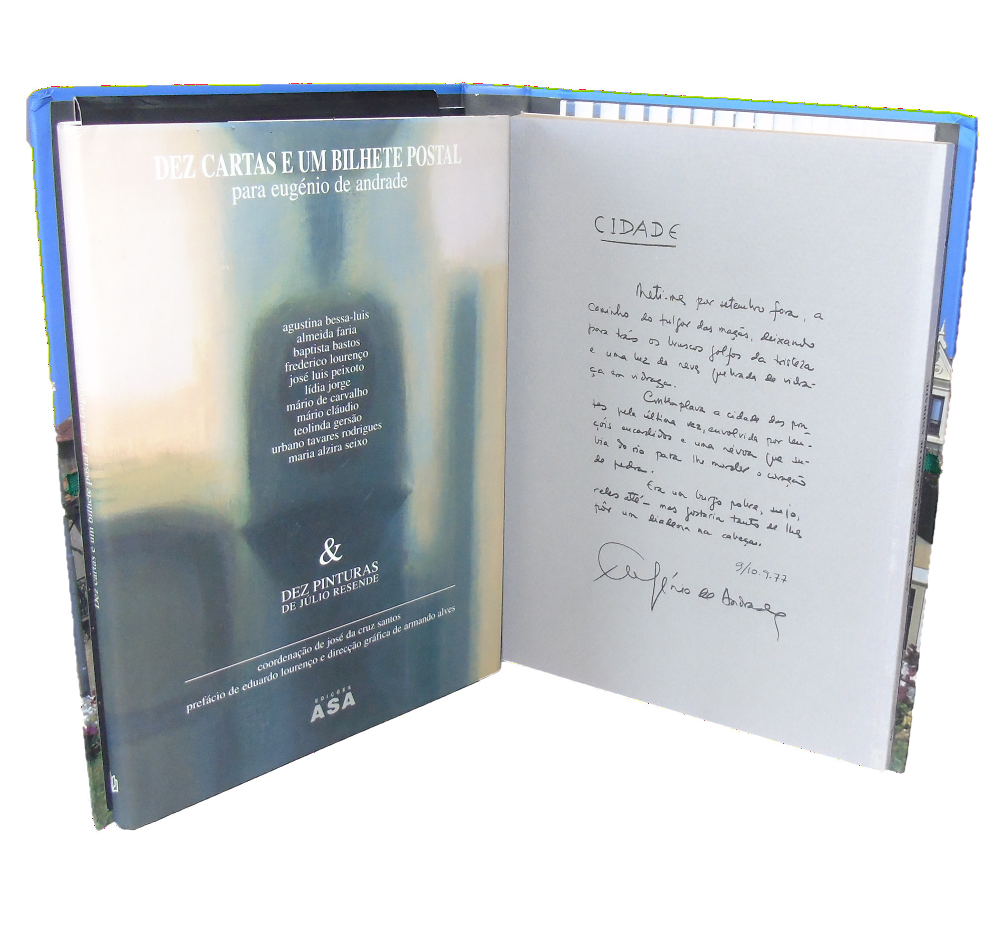 DEZ CARTAS E UM BILHETE POSTAL PARA EUGÉNIO DE ANDRADE