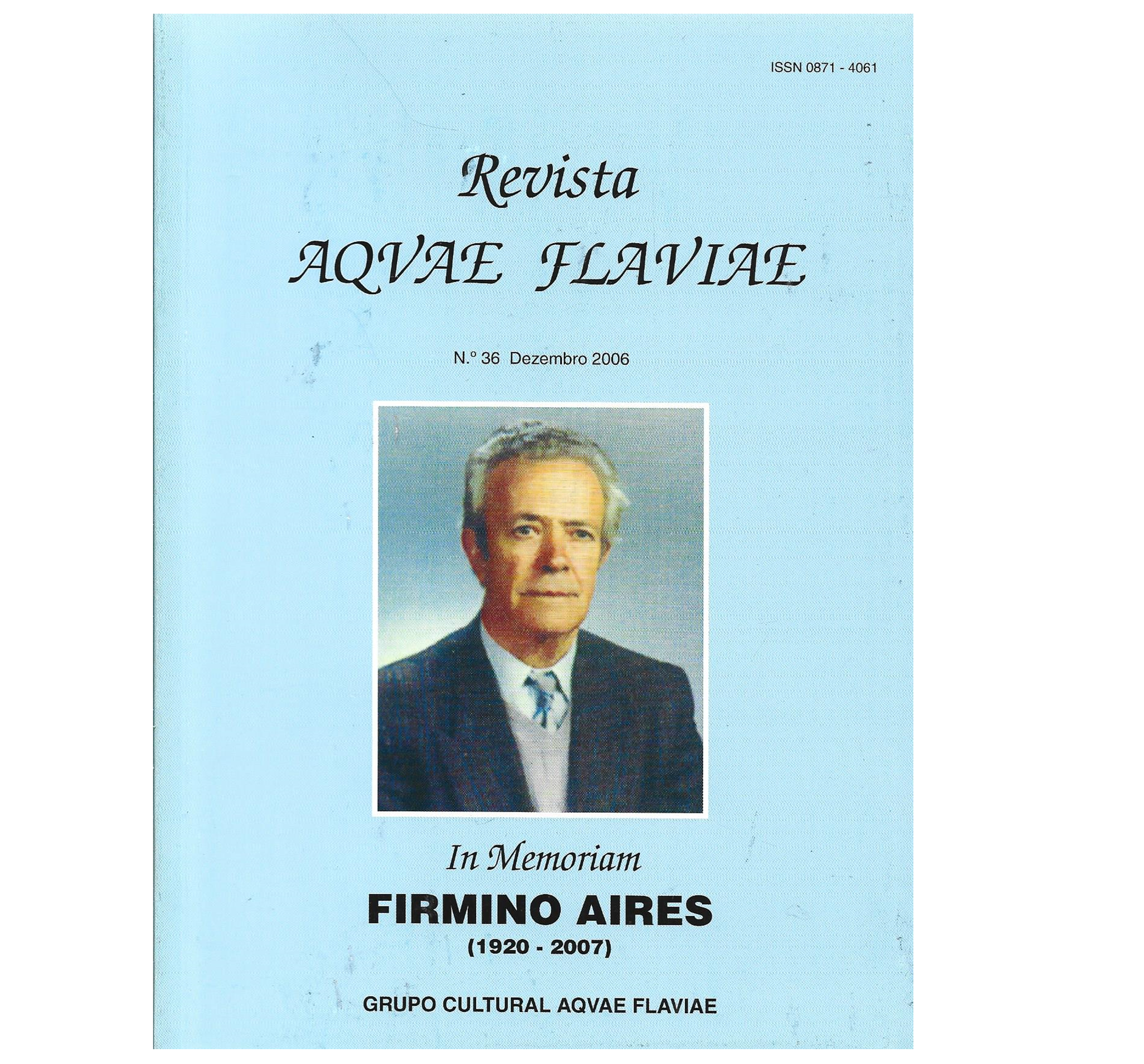 IN MEMORIAM DE FIRMINO AIRES (1920-2007)