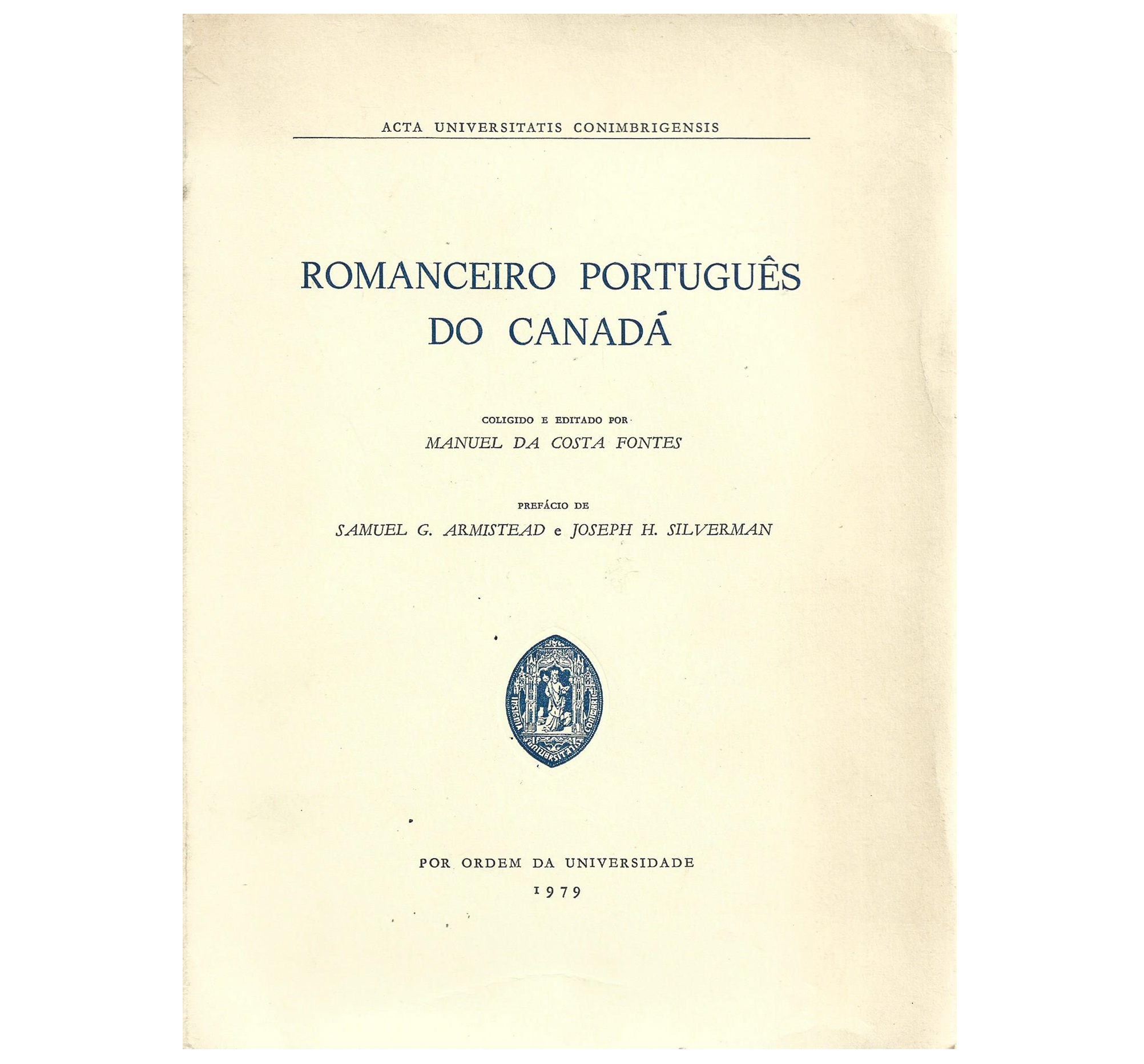 ROMANCEIRO PORTUGUÊS DO CANADÁ
