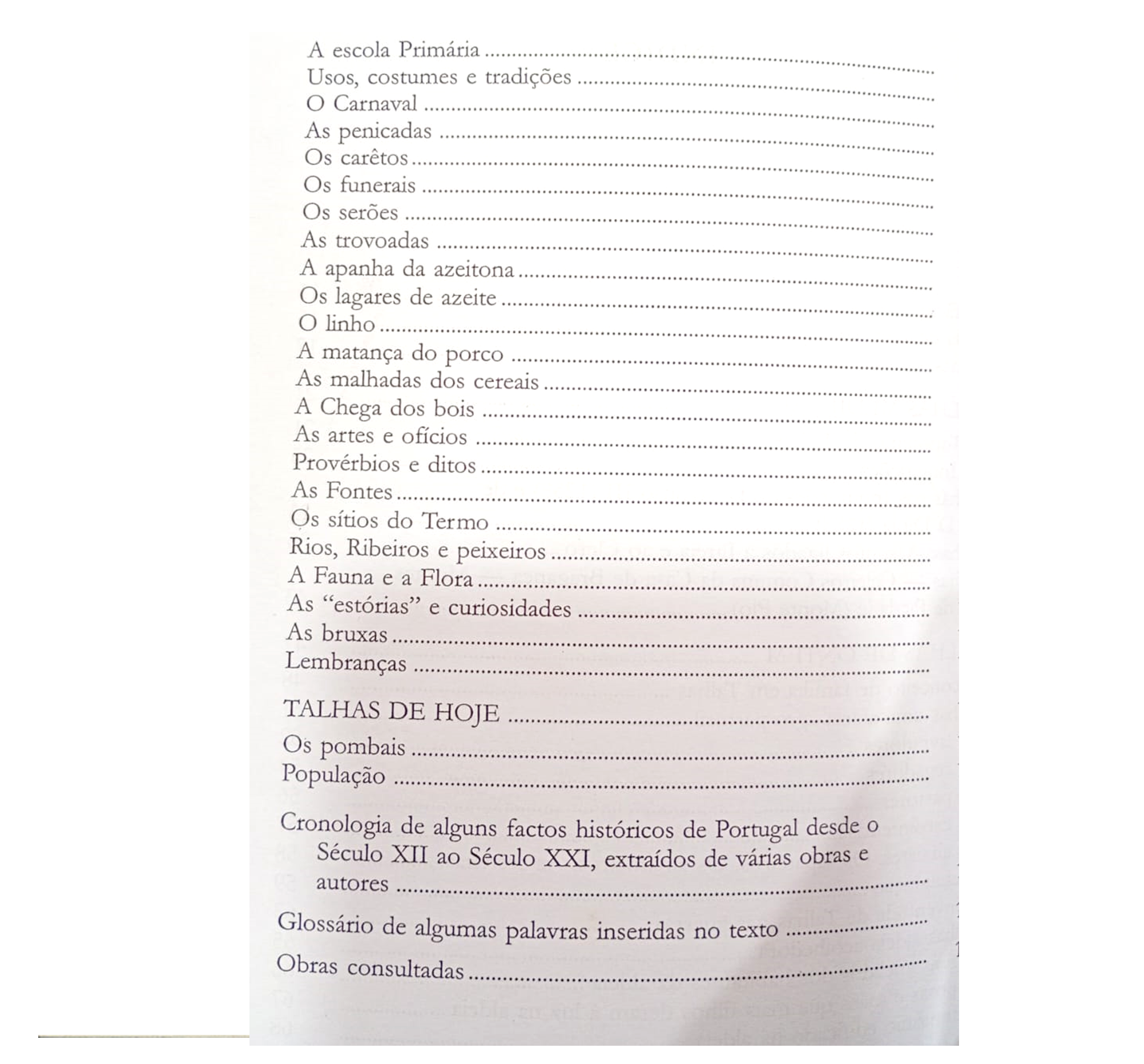 TALHAS, MEMÓRIAS DUMA ALDEIA MEDIEVAL TRANSMONTANA