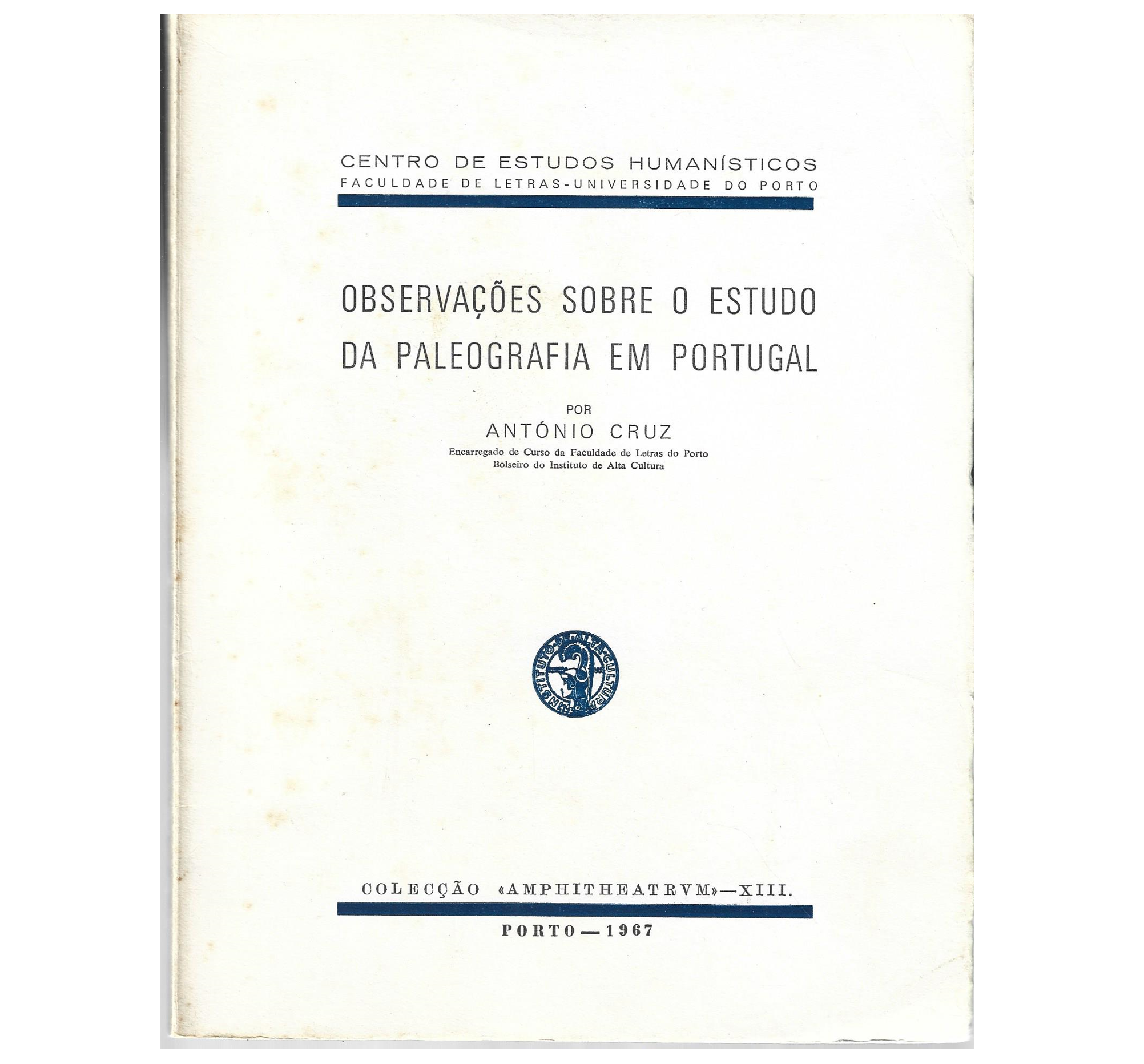 ESTUDO DA PALEOGRAFIA EM PORTUGAL