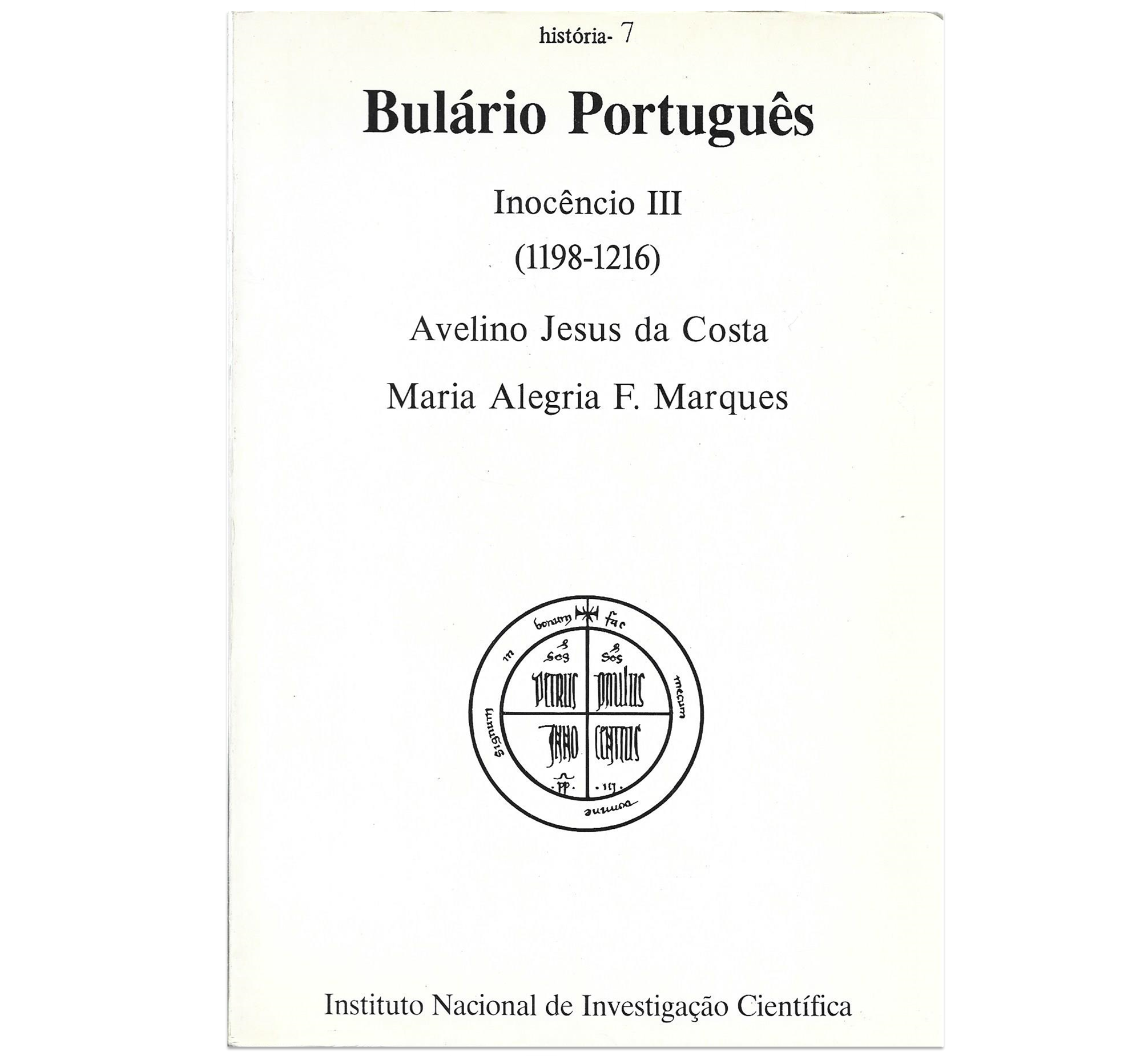 BULÁRIO PORTUGUÊS INOCÊNCIO III (1198-1216)