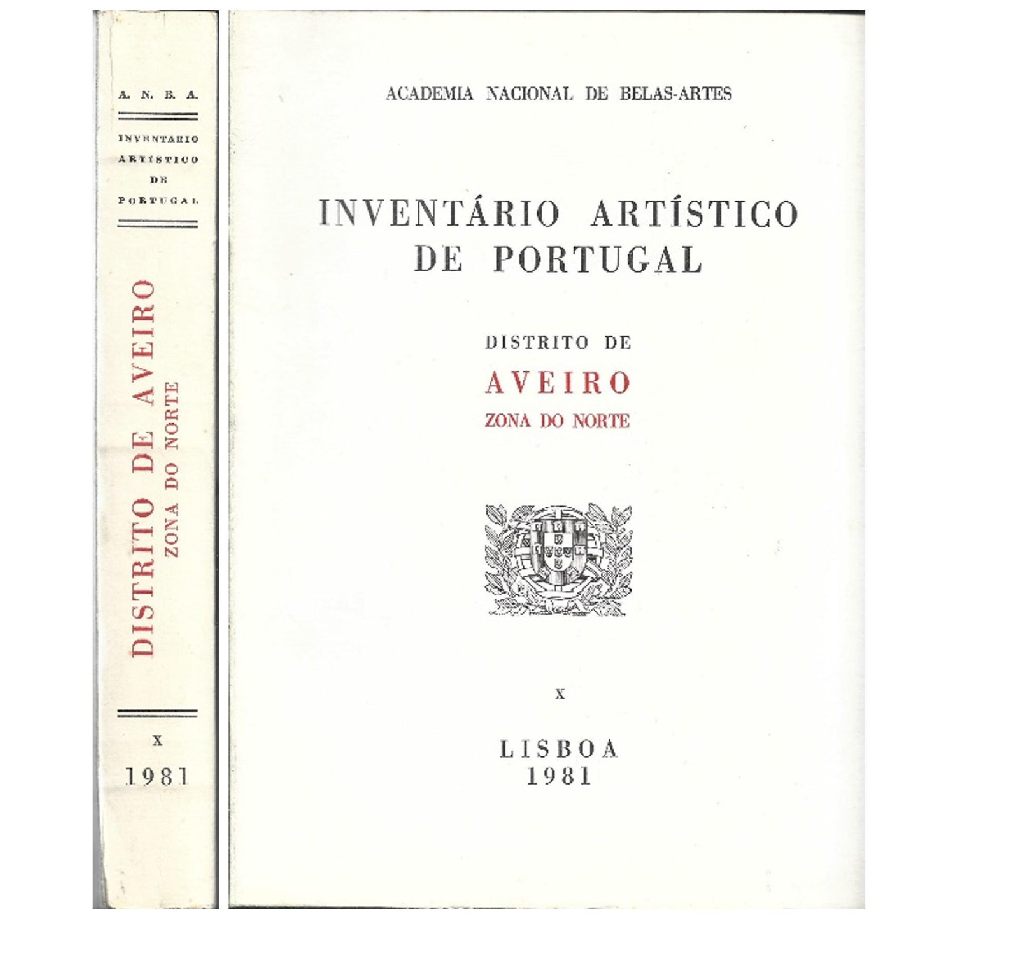 INVENTÁRIO ARTÍSTICO DE PORTUGAL. DISTRITO DE AVEIRO