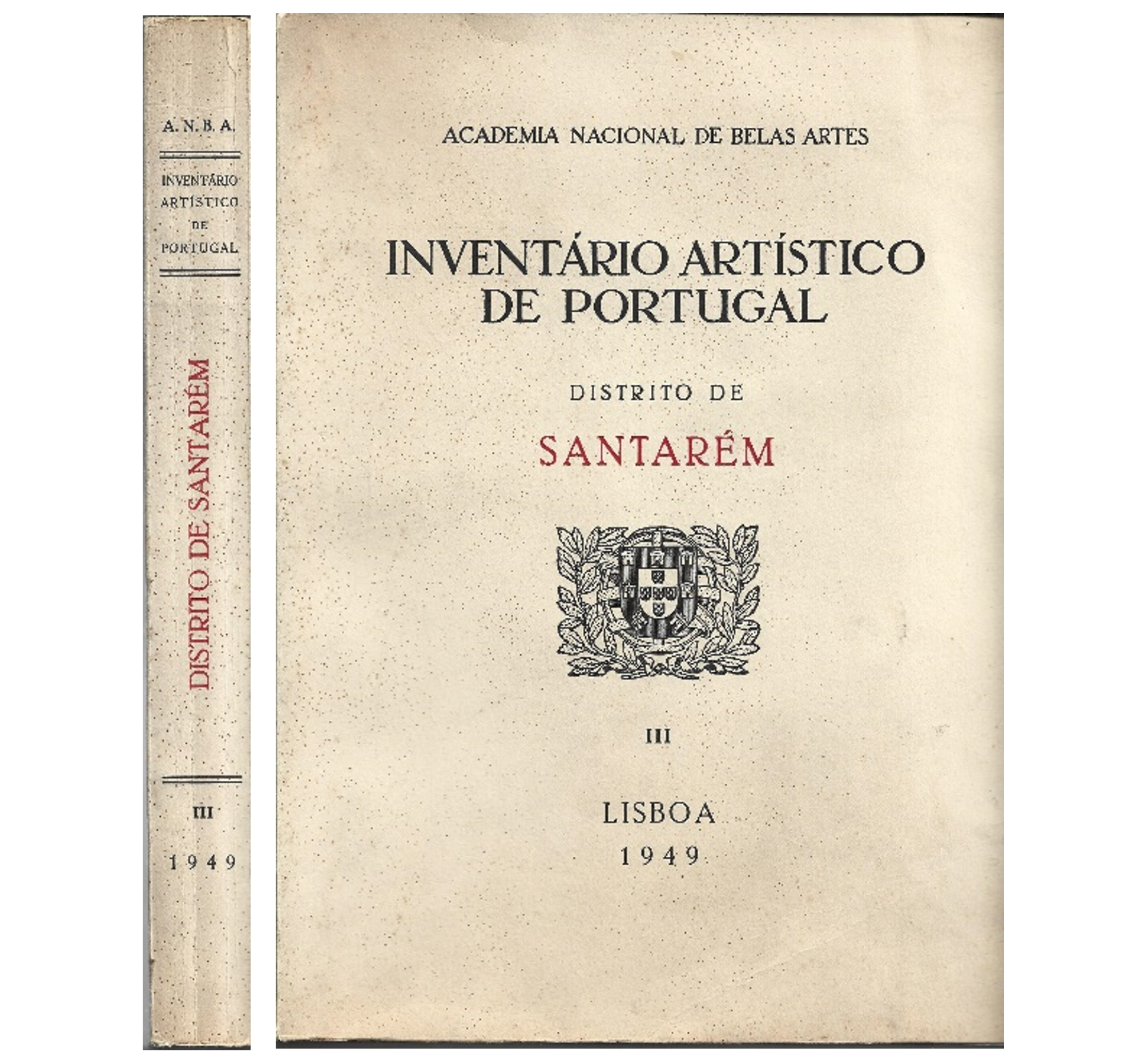 INVENTÁRIO ARTÍSTICO DE PORTUGAL: DISTRITO DE SANTARÉM