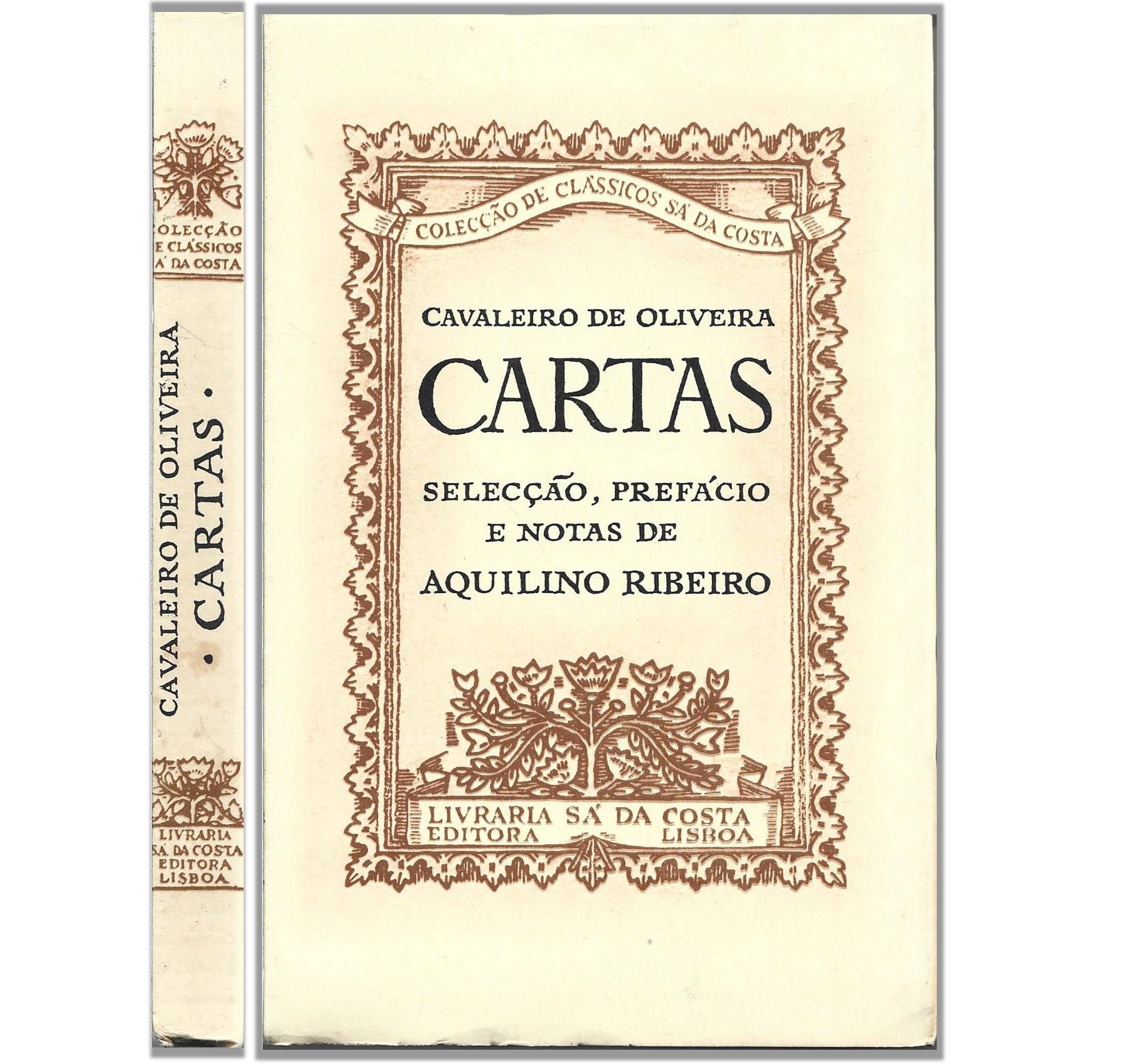 CARTAS FAMILIARES. CAVALEIRO DE OLIVEIRA