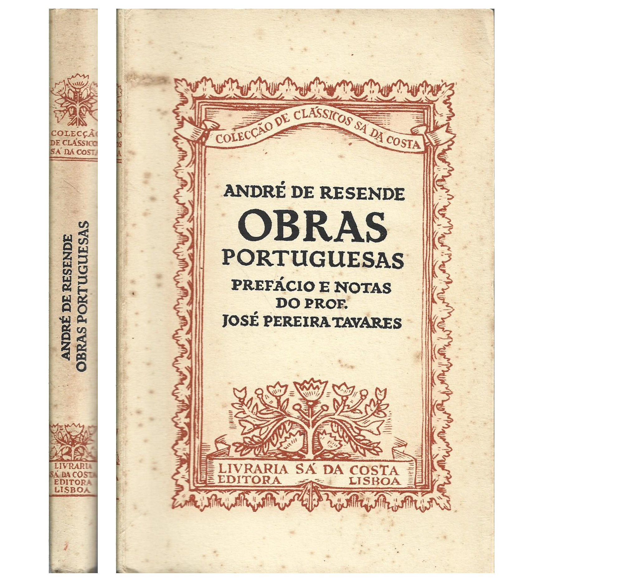 OBRAS PORTUGUESAS DE ANDRÉ DE RESENDE
