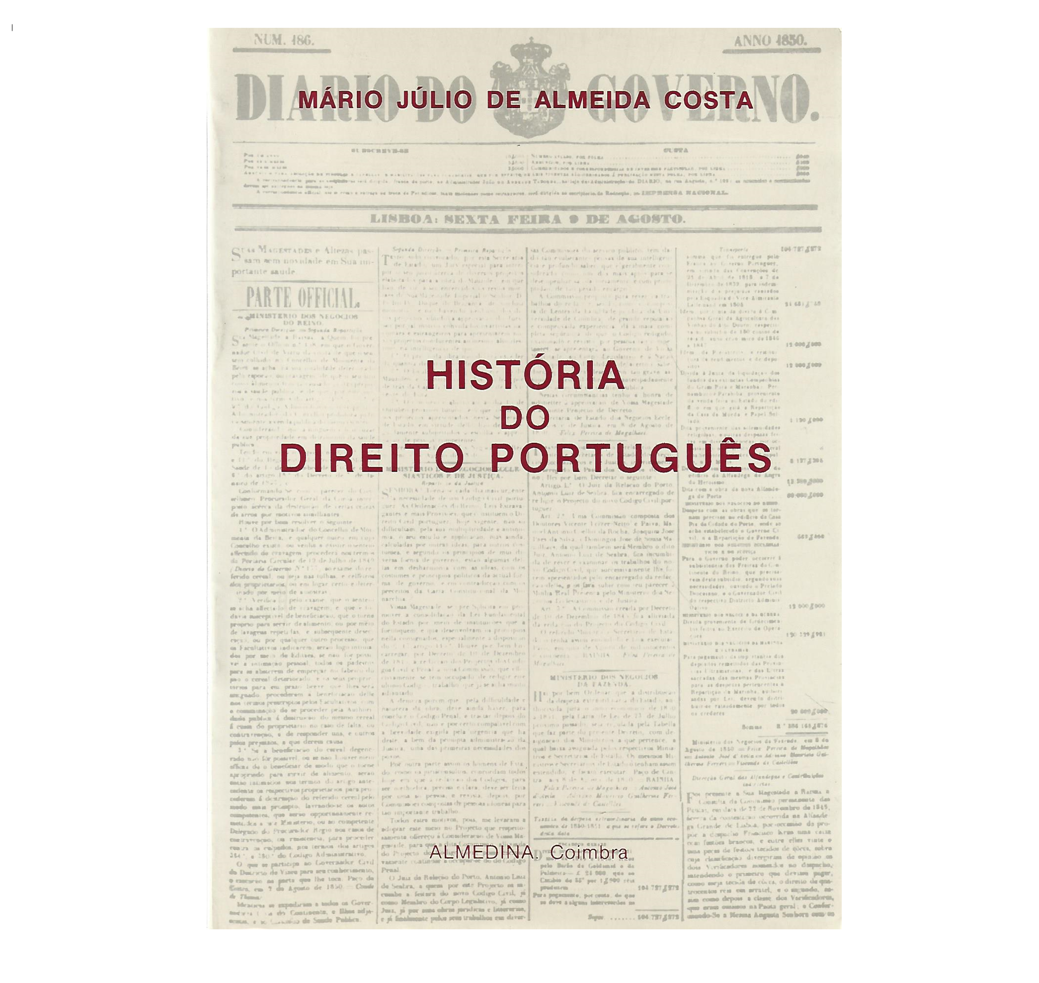 HISTÓRIA DO DIREITO PORTUGUÊS