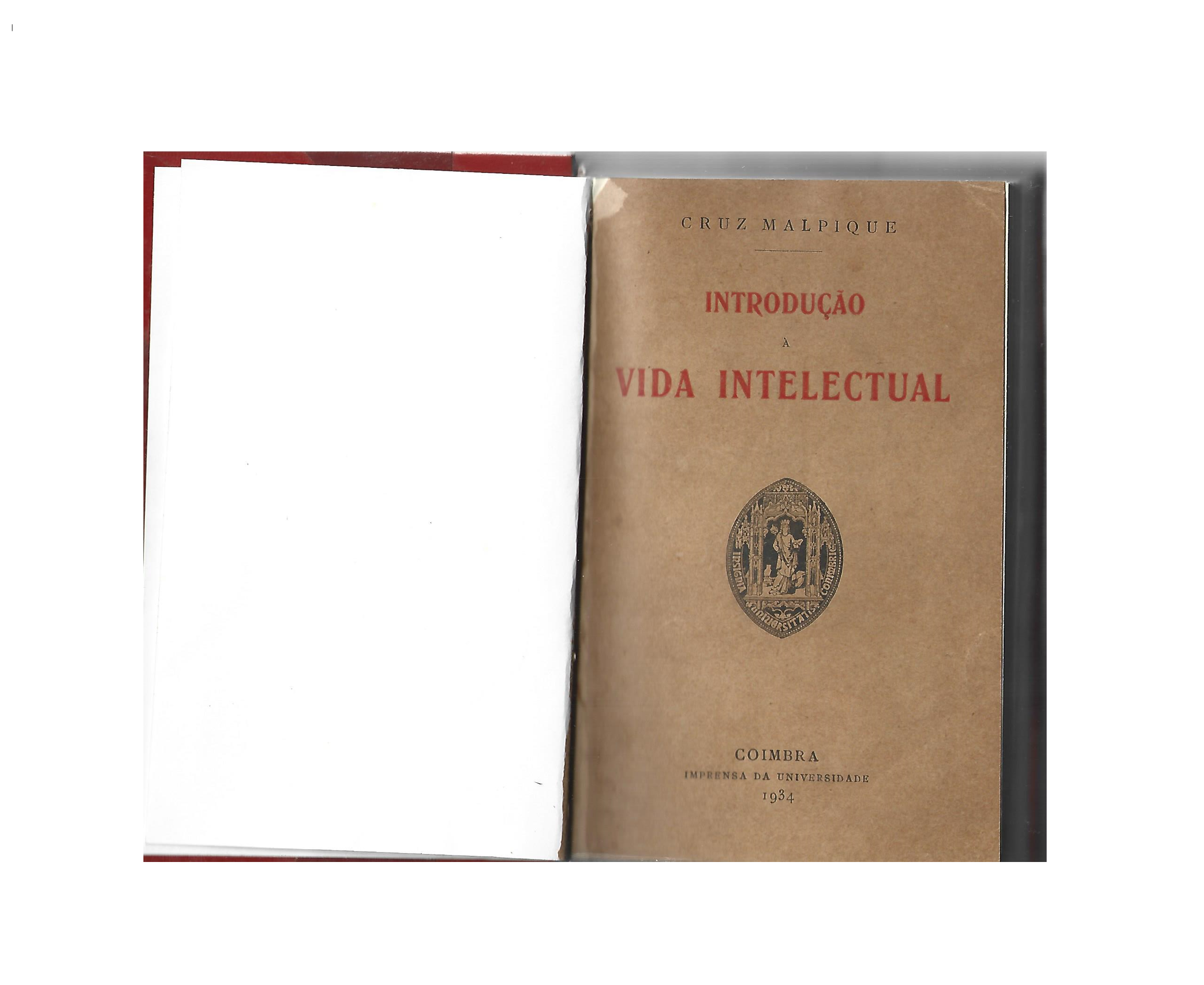 INTRODUÇÃO À VIDA INTELECTUAL