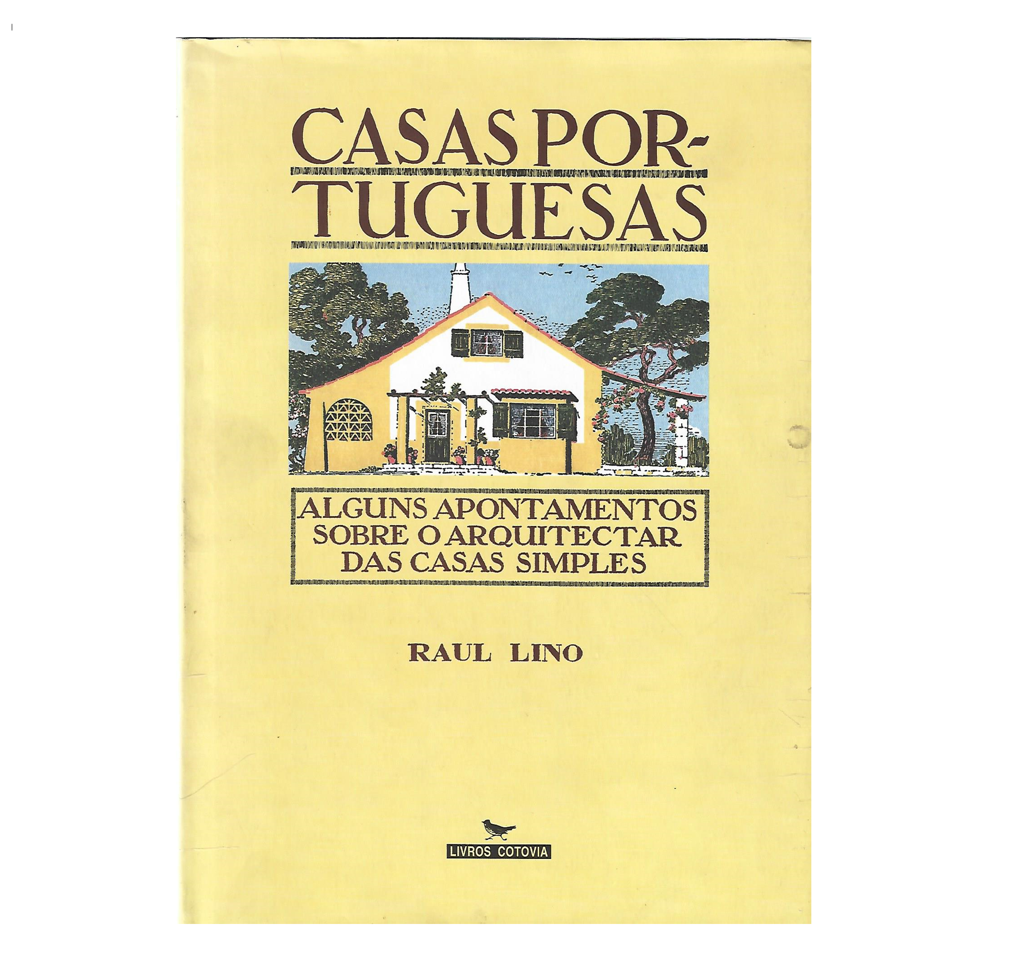 CASAS PORTUGUESAS: ALGUNS APONTAMENTOS
