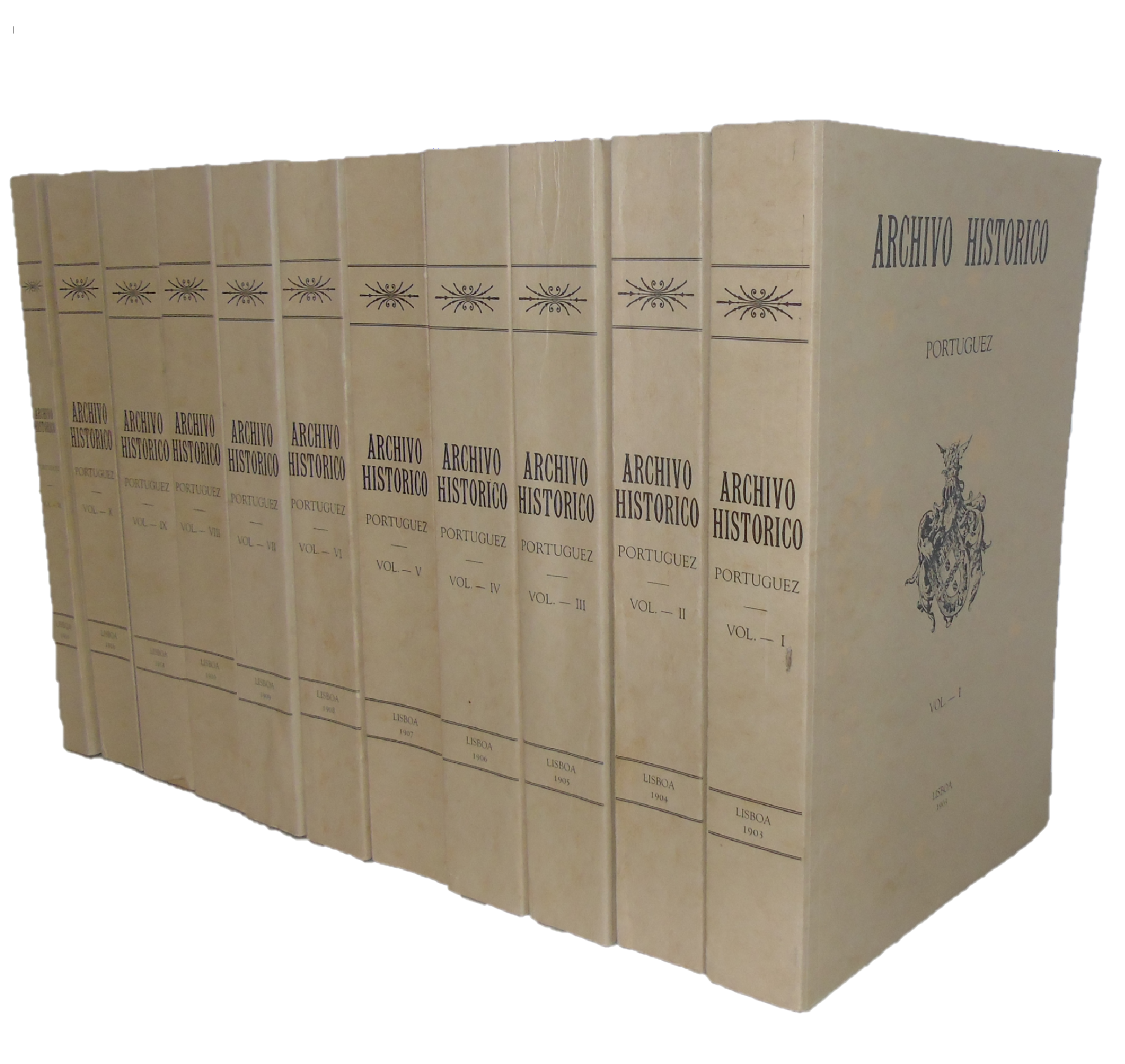 ARCHIVO HISTÓRICO PORTUGUEZ - 11 VOLS.