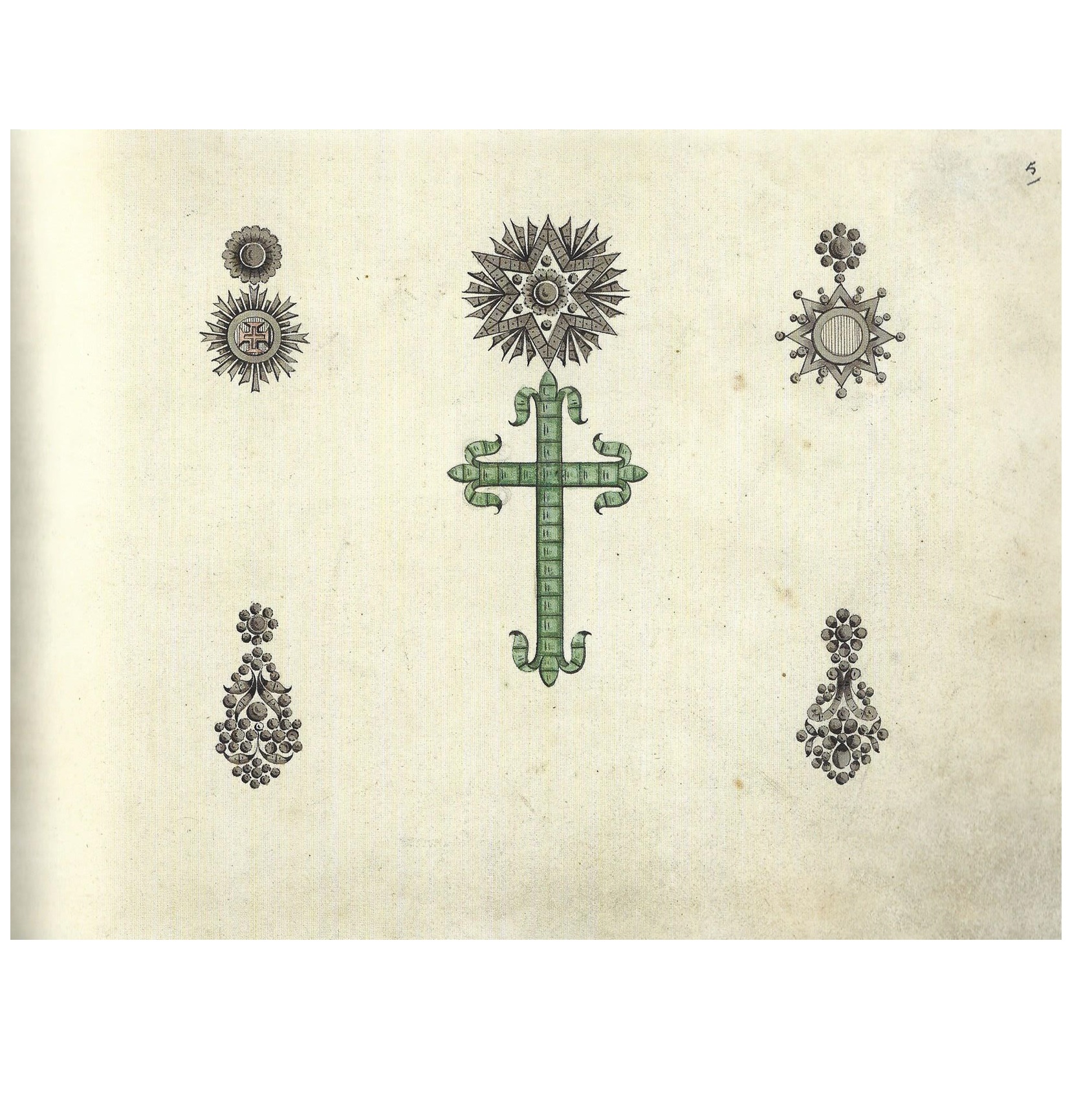 LIVRO DE DESENHOS DE JÓIAS: (1792-1856)  
