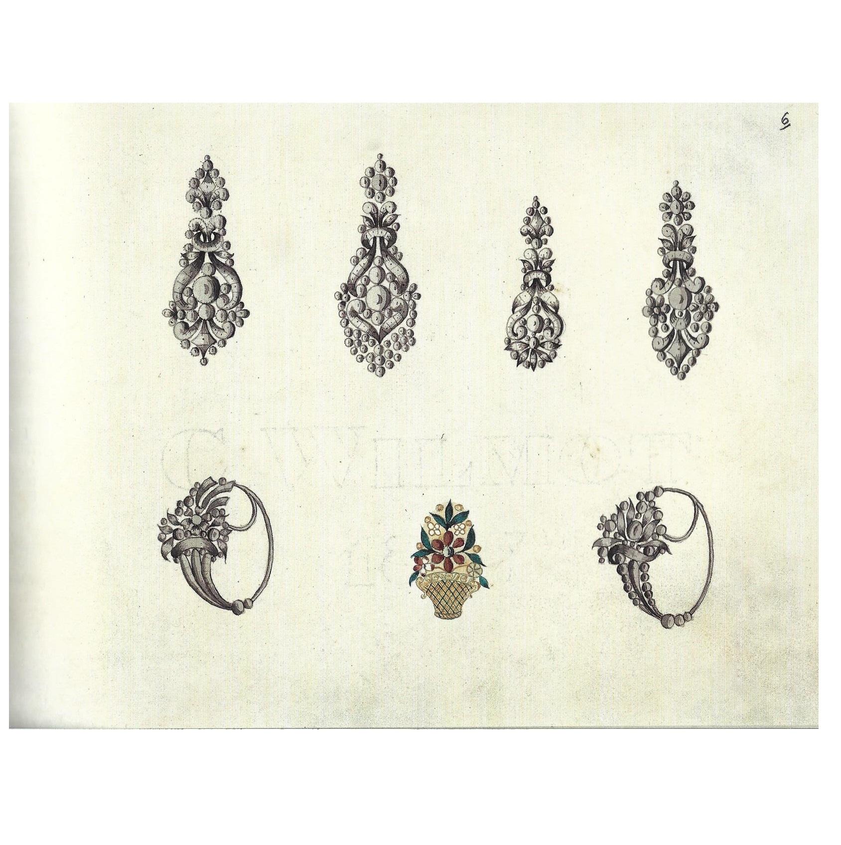 LIVRO DE DESENHOS DE JÓIAS: (1792-1856)  
