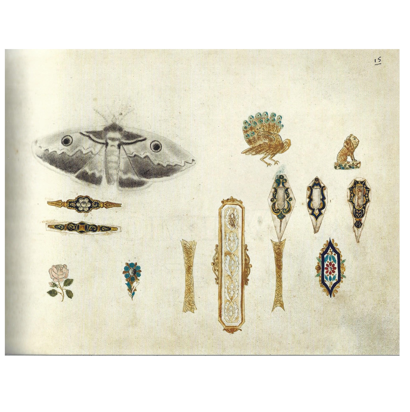 LIVRO DE DESENHOS DE JÓIAS: (1792-1856)  