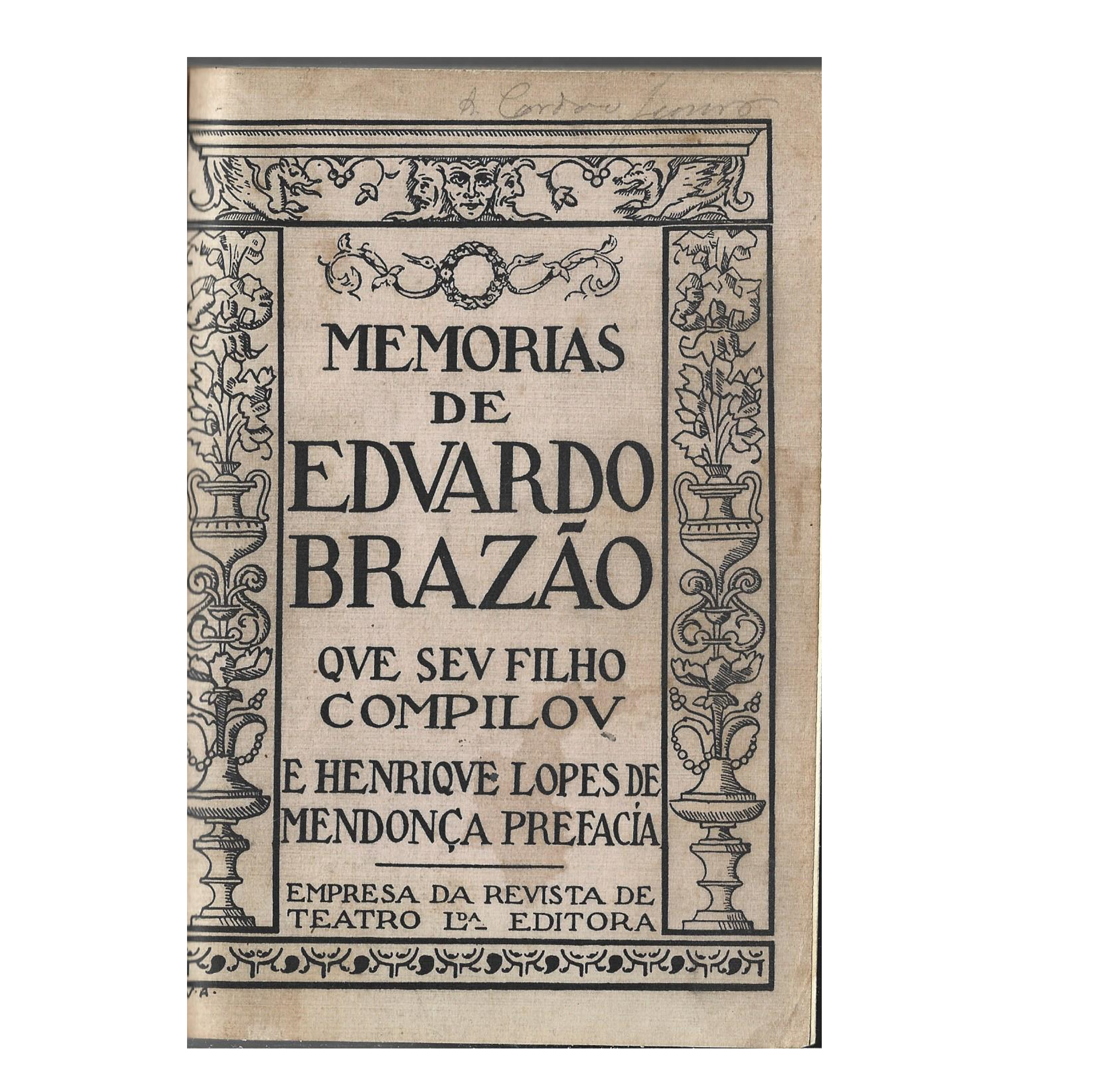 MEMORIAS DE EDUARDO BRAZÃO