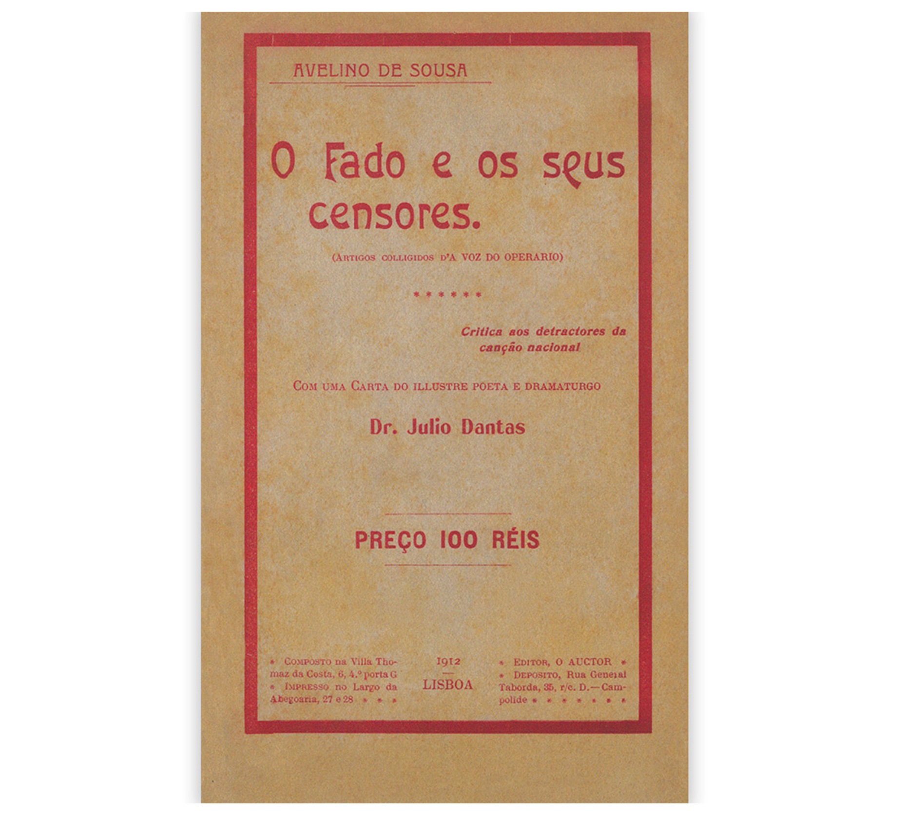O FADO E OS SEUS CENSORES 
