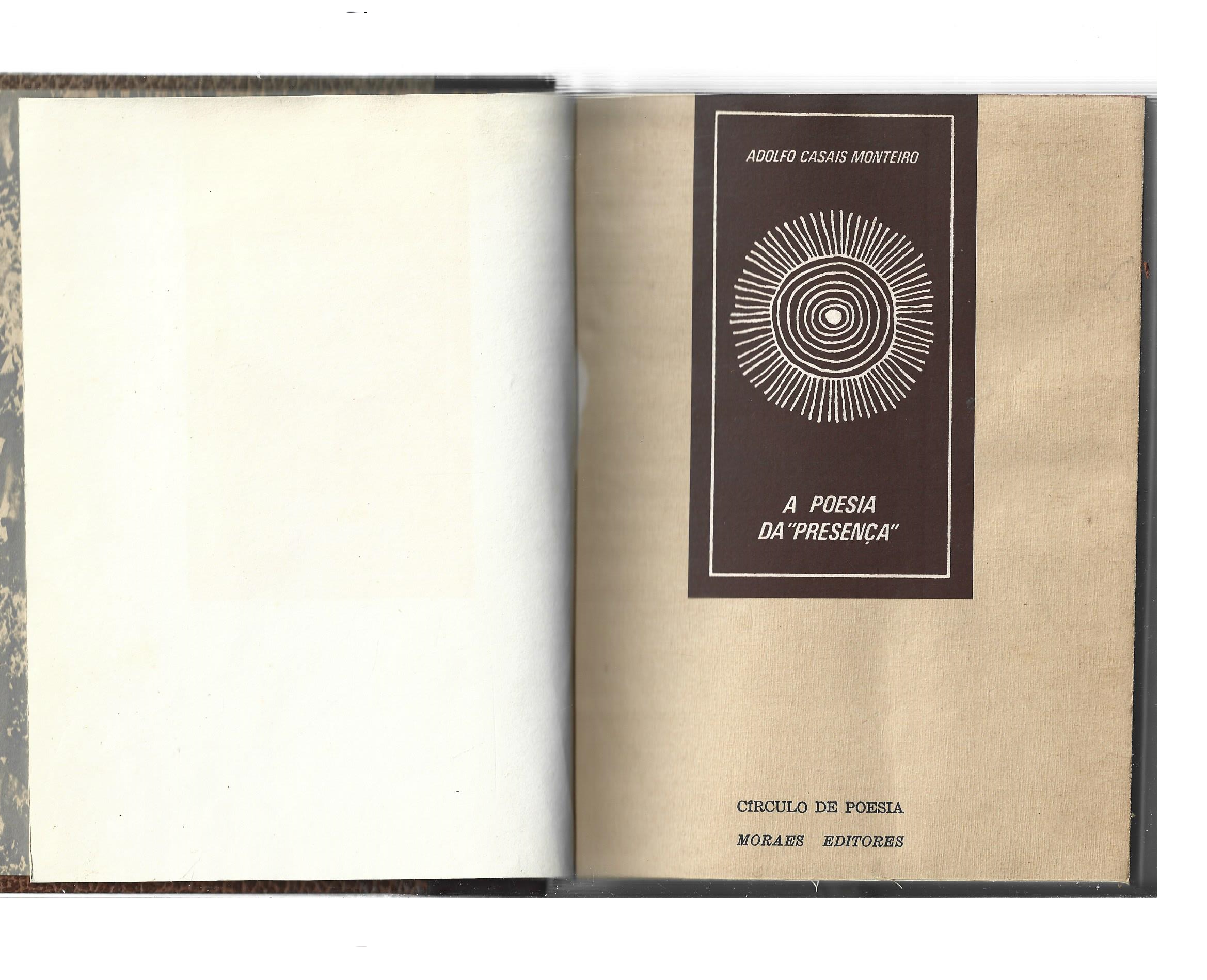A POESIA DA «PRESENÇA»: ESTUDO E ANTOLOGIA.