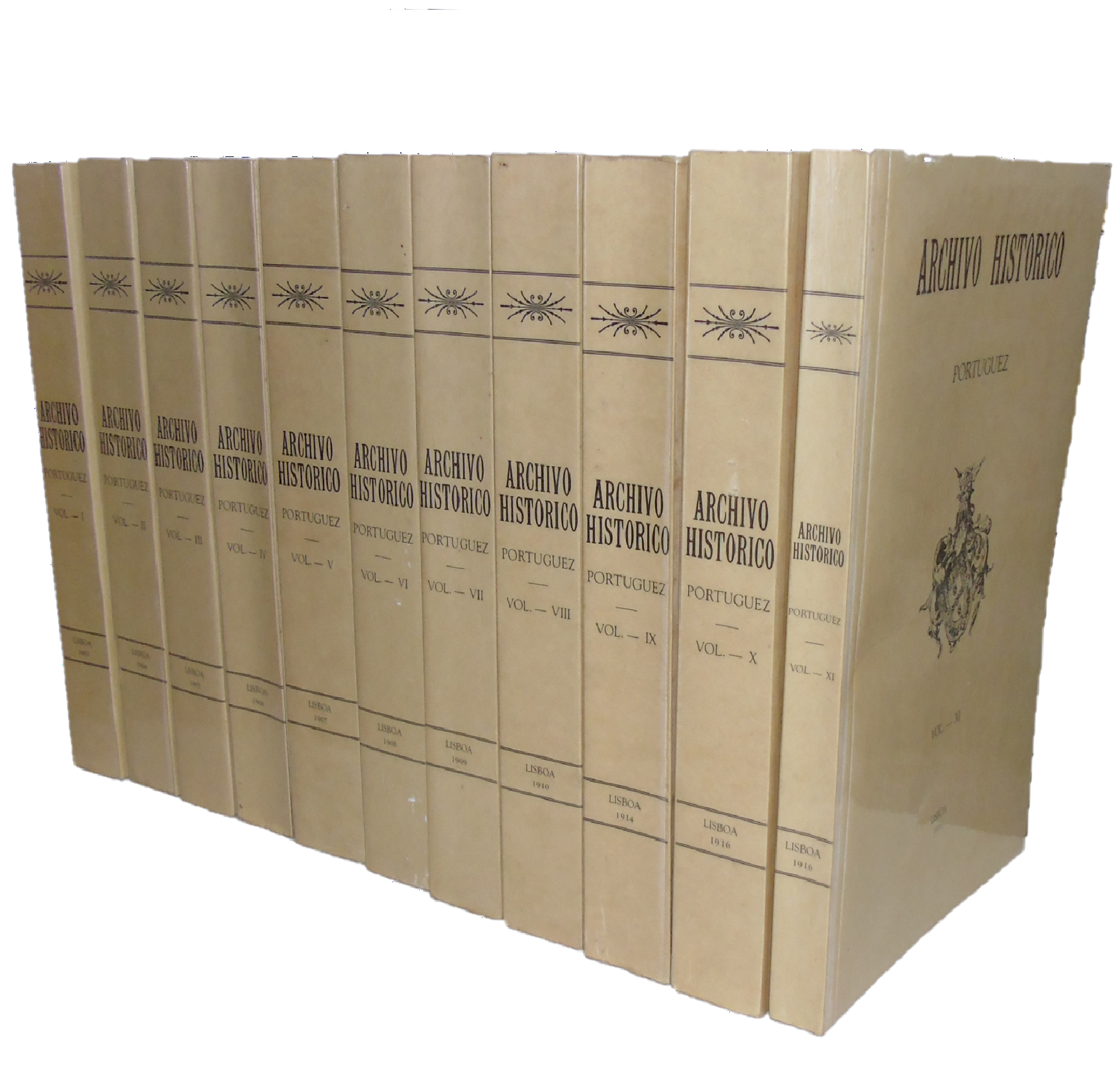ARCHIVO HISTÓRICO PORTUGUEZ - 11 VOLS. 