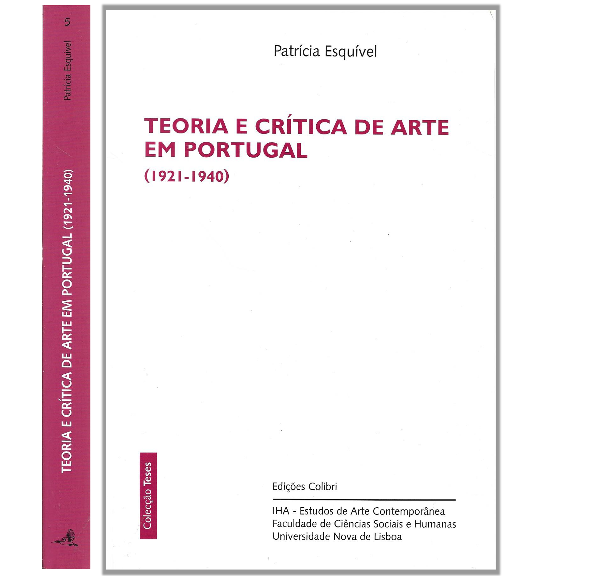 TEORIA E CRÍTICA DE ARTE EM PORTUGAL (1921-1940)