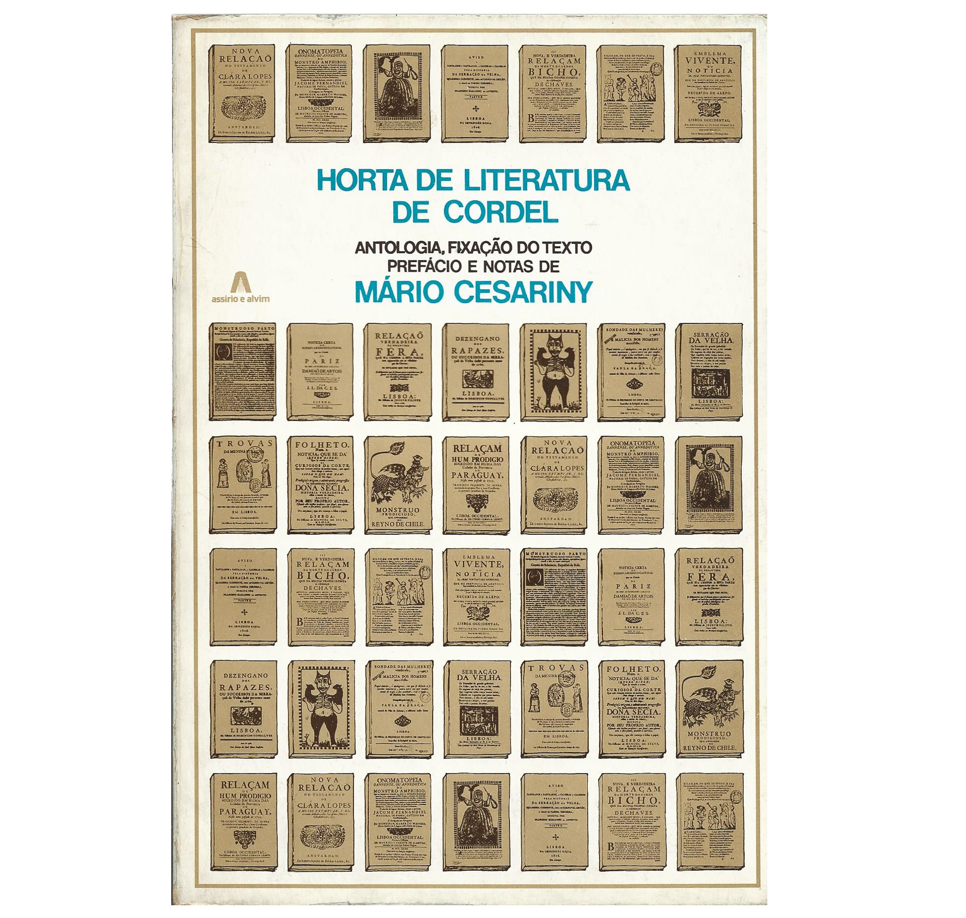 HORTA DE LITERATURA DE CORDEL.
