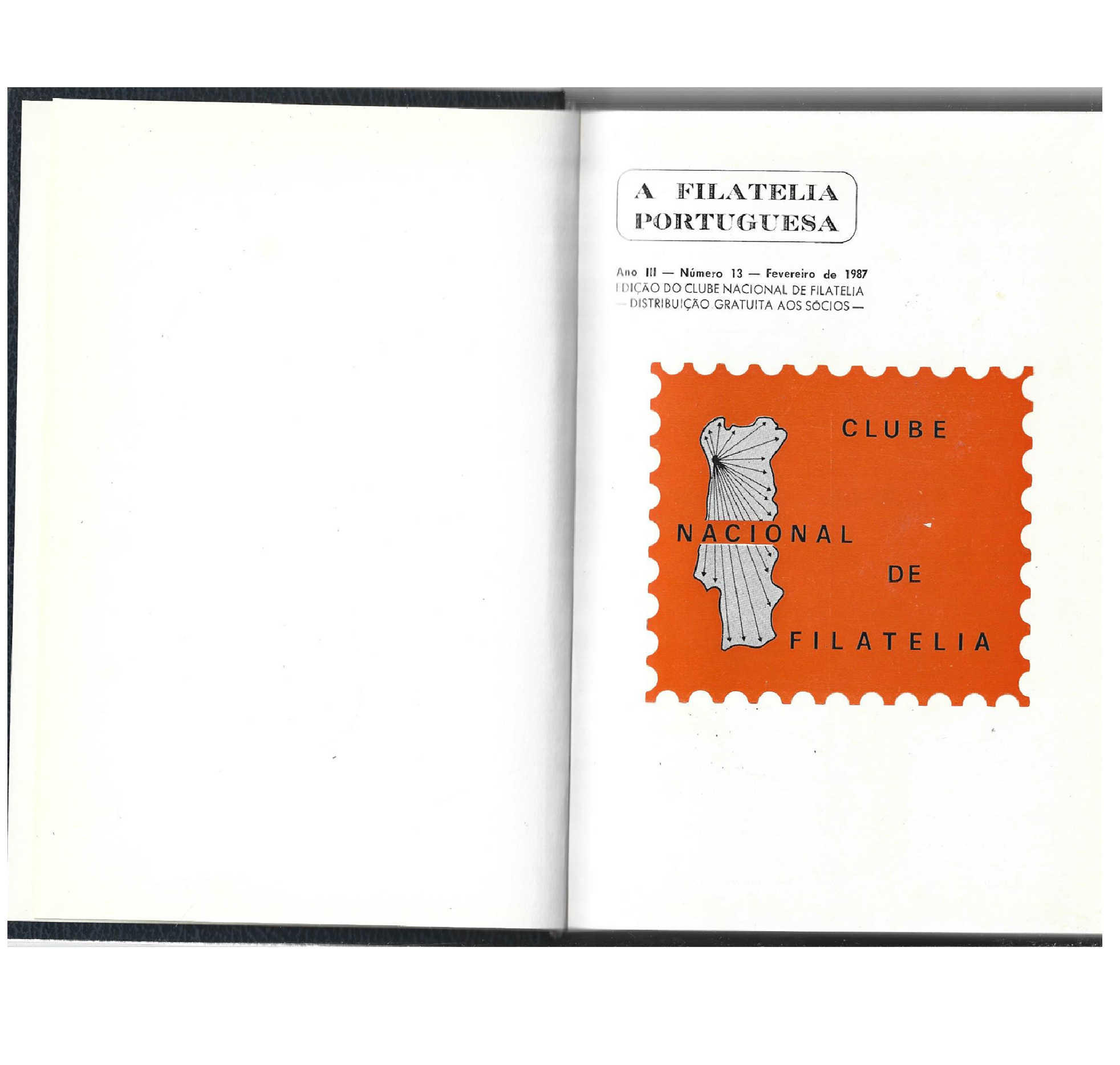 A FILATELIA PORTUGUESA. ANO III – N.º 13 (FEV 87) A ANO IV, N.º 4 (DEZ 88)