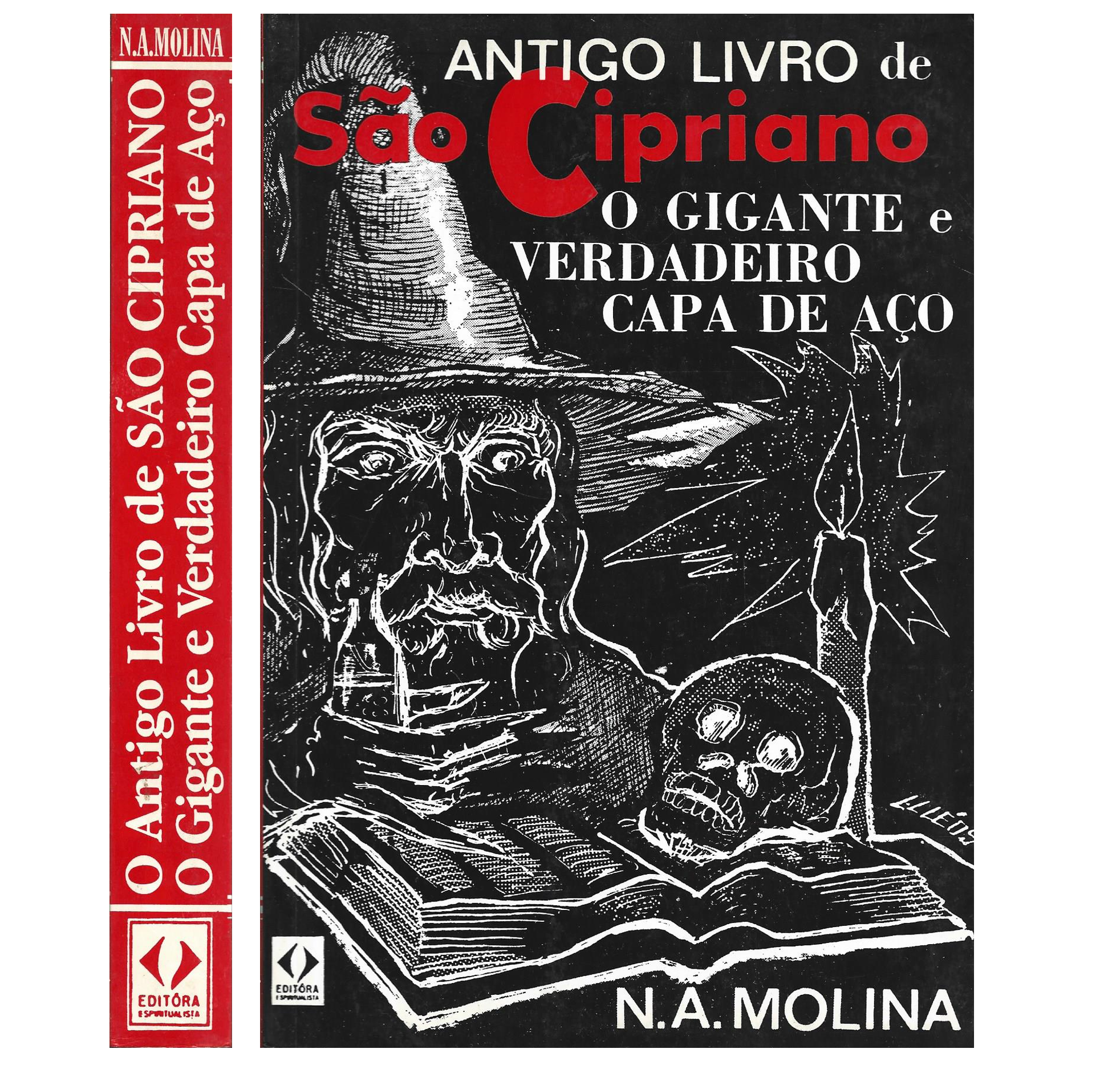 ANTIGO LIVRO DE SÃO CIPRIANO: O GIGANTE E VERDADEIRO CAPA DE AÇO