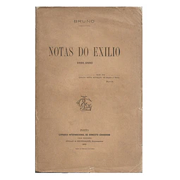 NOTAS DO EXILIO: 1891-1893.