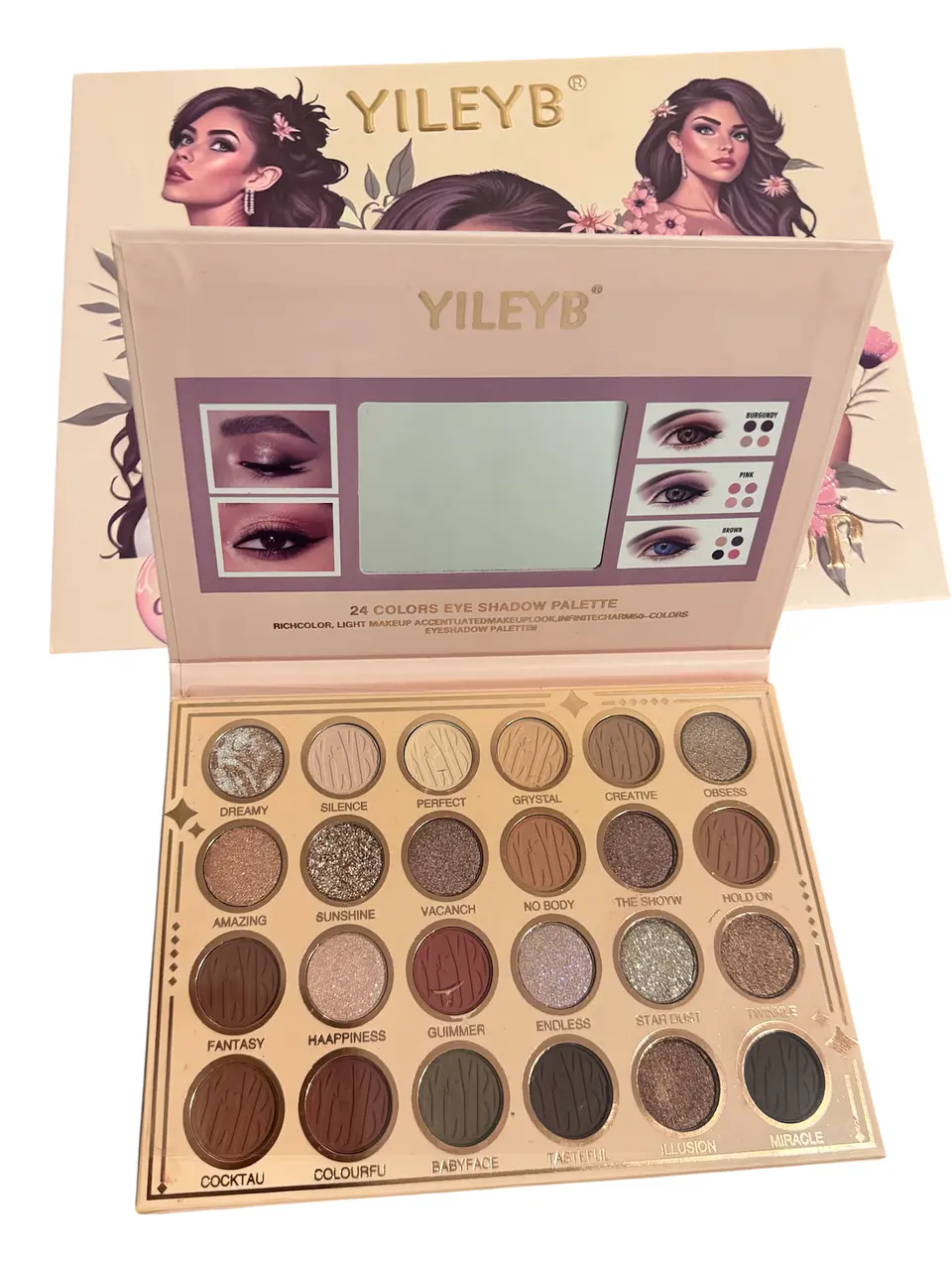 Paleta de Sombra Nude 24 Tonos  3