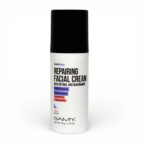 Crema Facial Reparadora con Retinol y Niacinamida 
