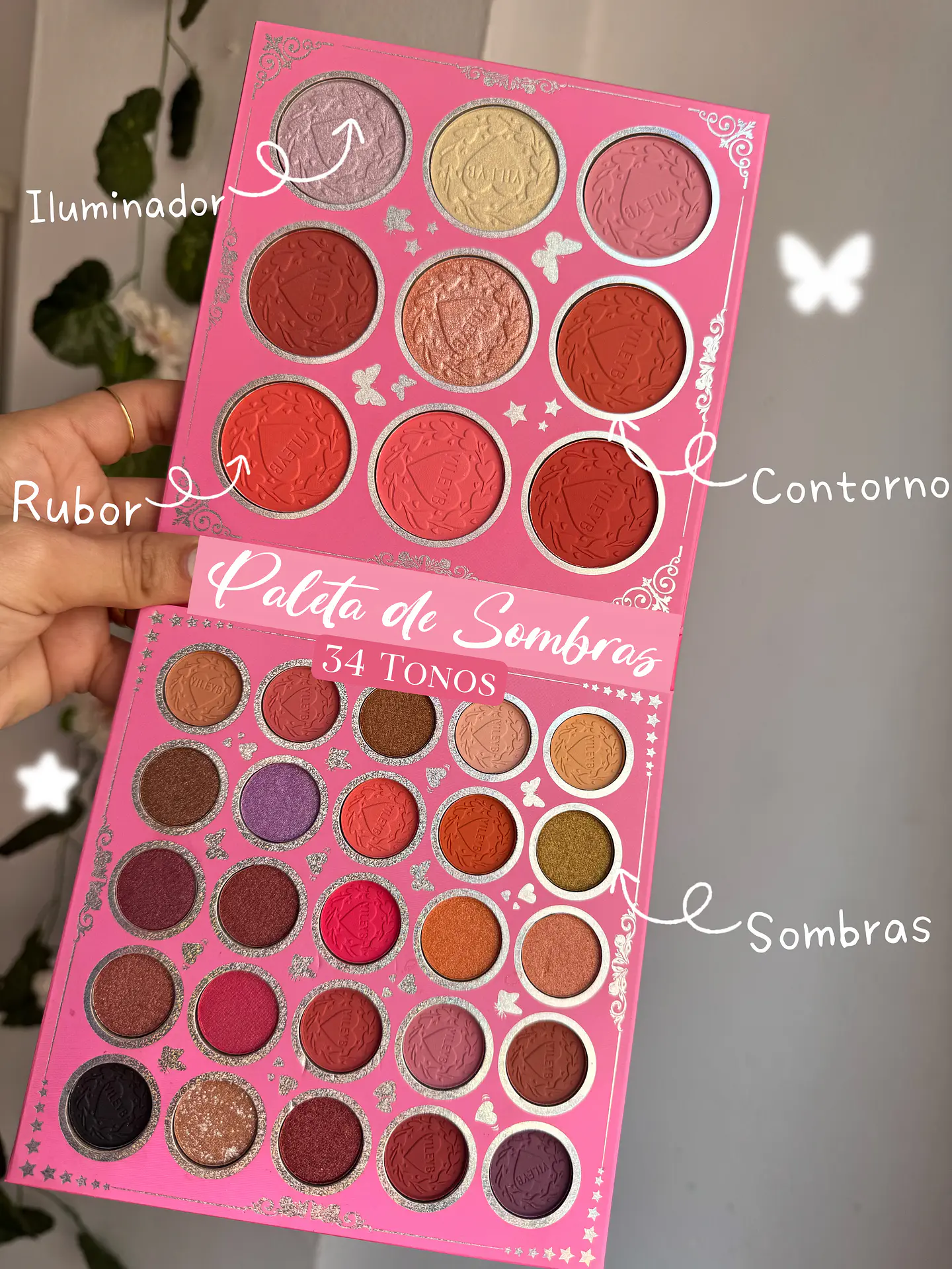 Paleta de Sombra 34 Tonos  4