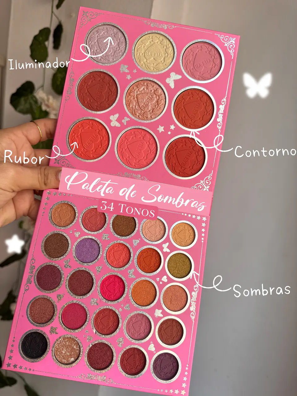 Paleta de Sombra 34 Tonos  4