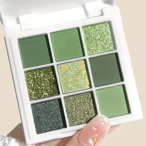 Paleta de Sombras Green 9 tonos