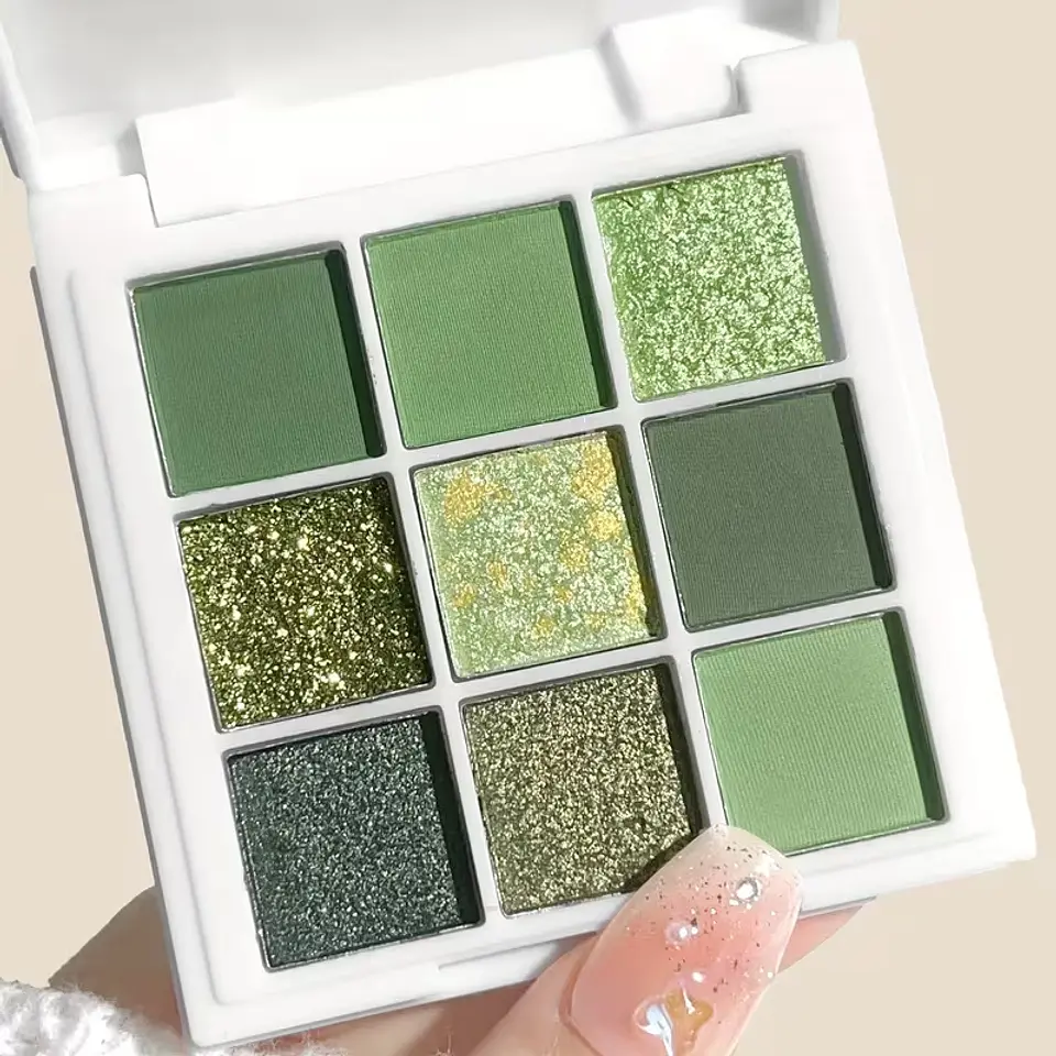 Paleta de Sombras Green 9 tonos 2