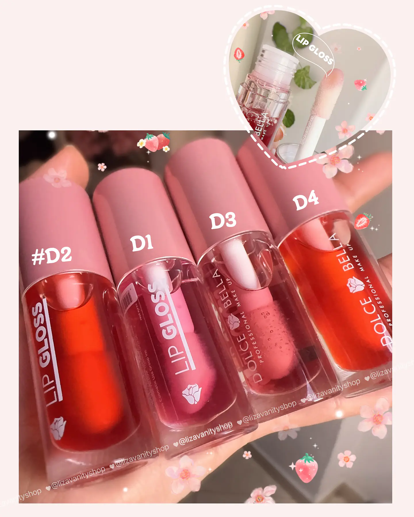 Lip Gloss Hidratante Transparente 6