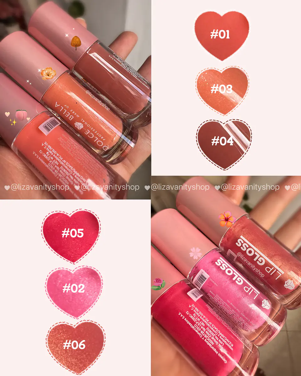  Lip Gloss Hidratante con Color  8