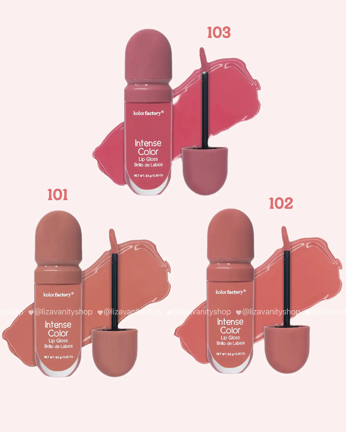 Brillo de Labios con Color 5