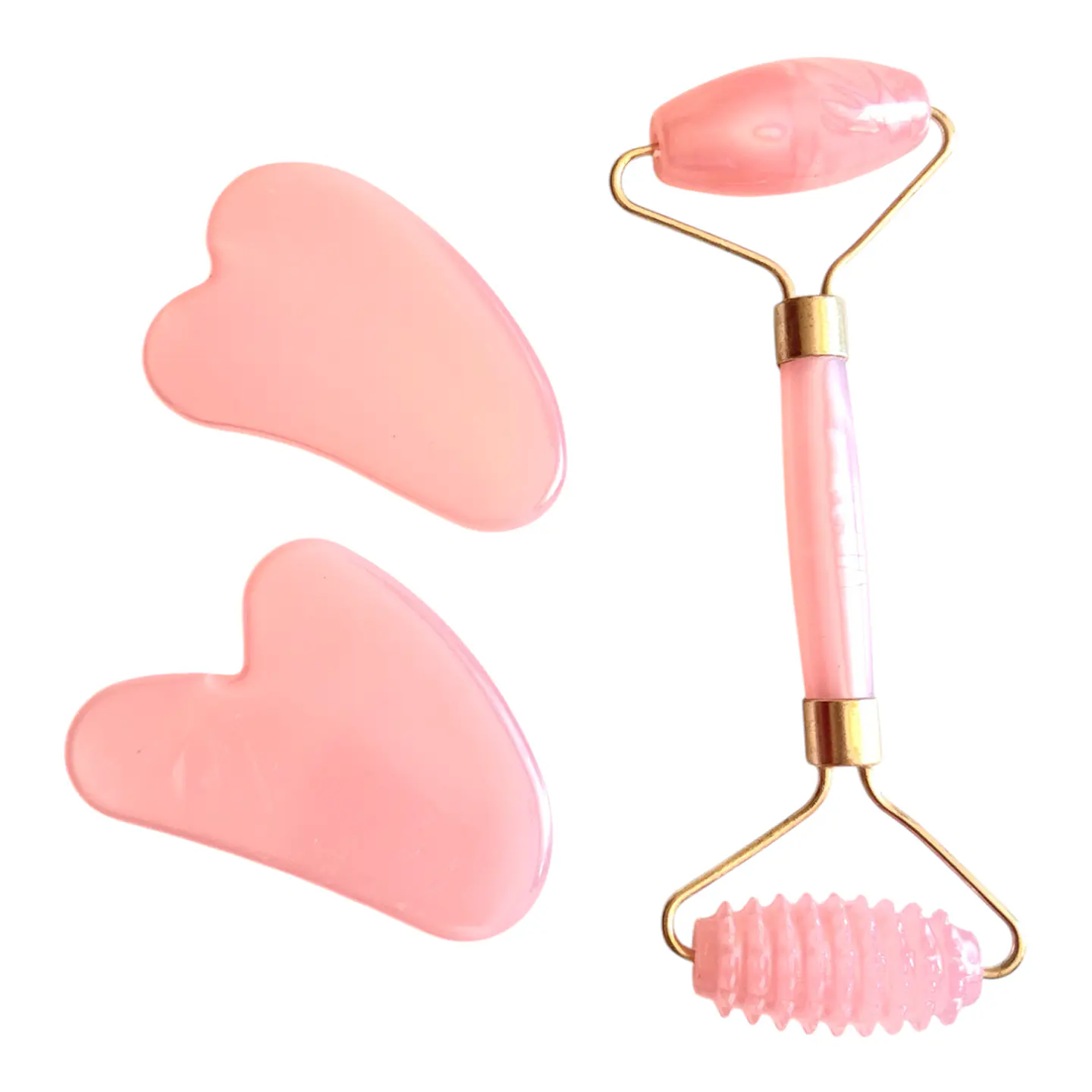 Set Facial Rodillo + Gua Sha 1