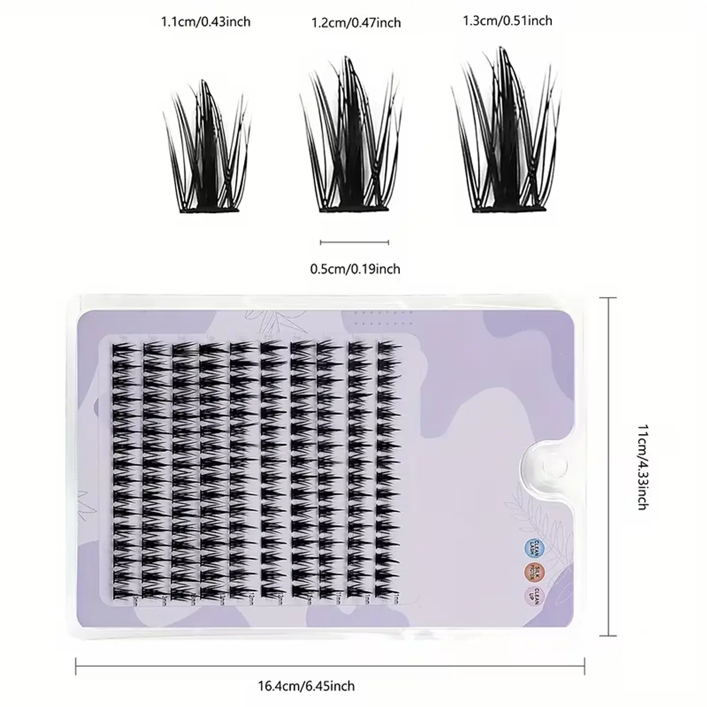 Extensión de Pestañas Individuales 3D 4