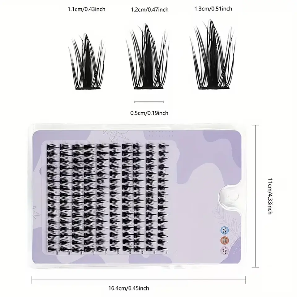 Extensión de Pestañas Individuales 3D 4
