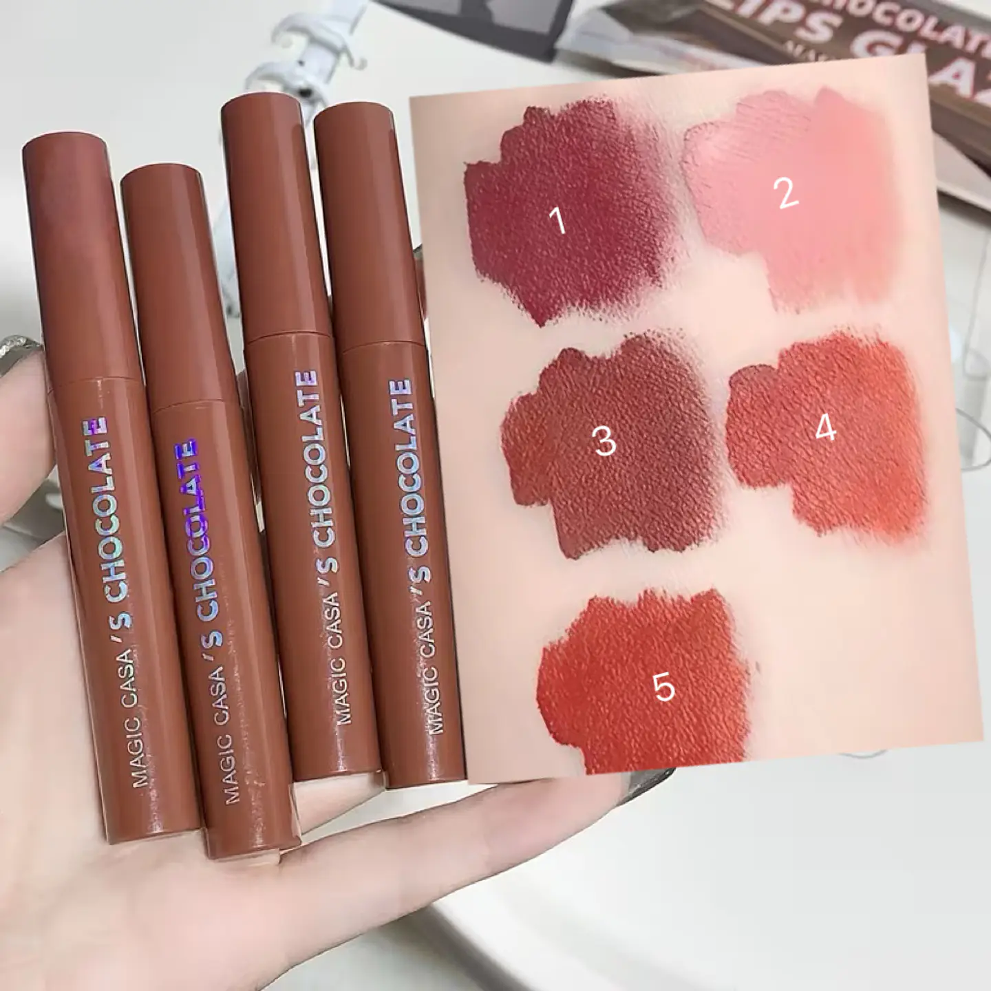 Labial Matte Chocolate 3