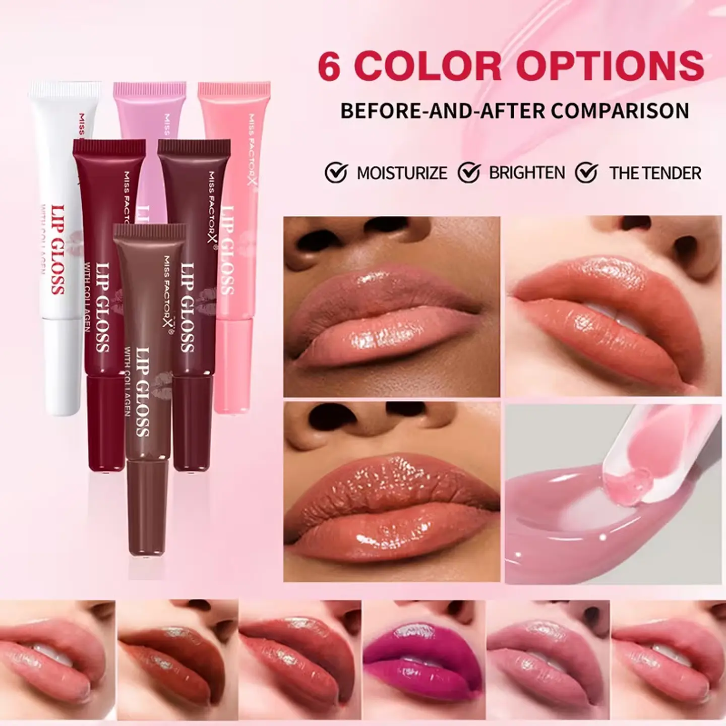 Lip Gloss con Colageno 2