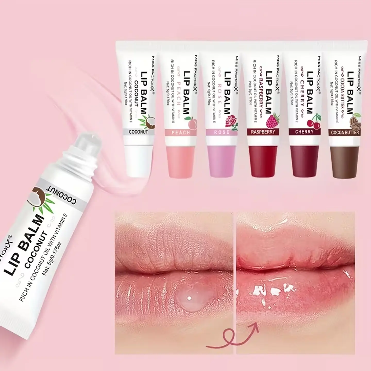 Balsamo Labial Coco y Vitamina E 6