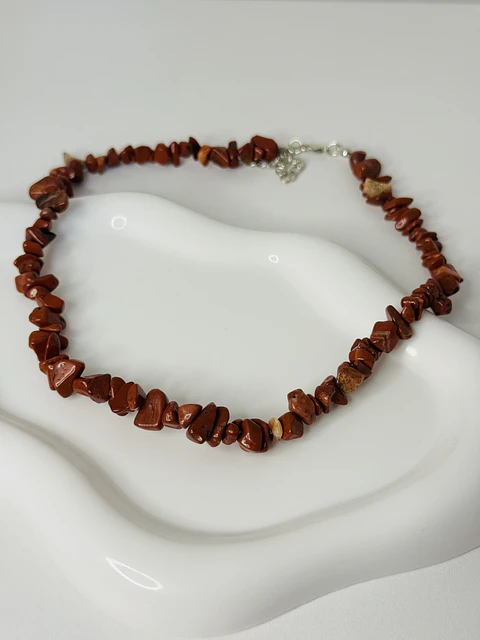  Collar de Piedras Naturales 