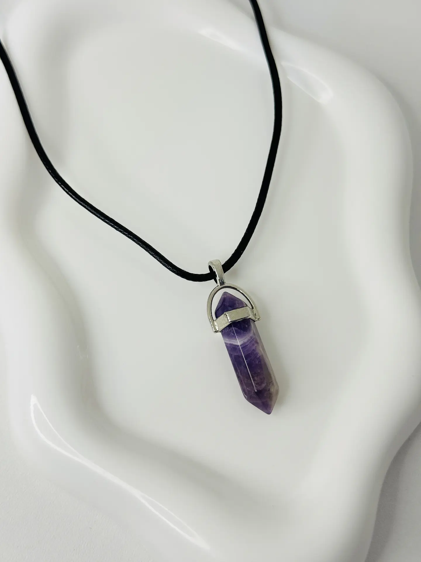 Collar Péndulo de Piedra Natural 4