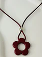Set x3 Collares Flor Roja Mostacilla - Miniatura 6