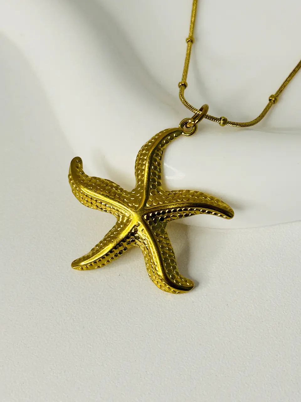 Collar Estrella en Acero Inoxidable 4