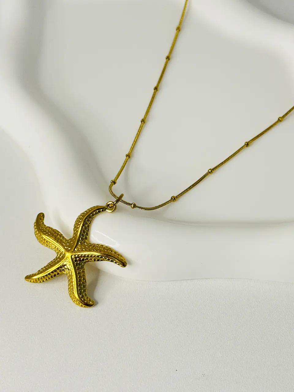 Collar Estrella en Acero Inoxidable 1