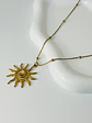 Collar Sol Espiral en Acero Inoxidable - Miniatura 2