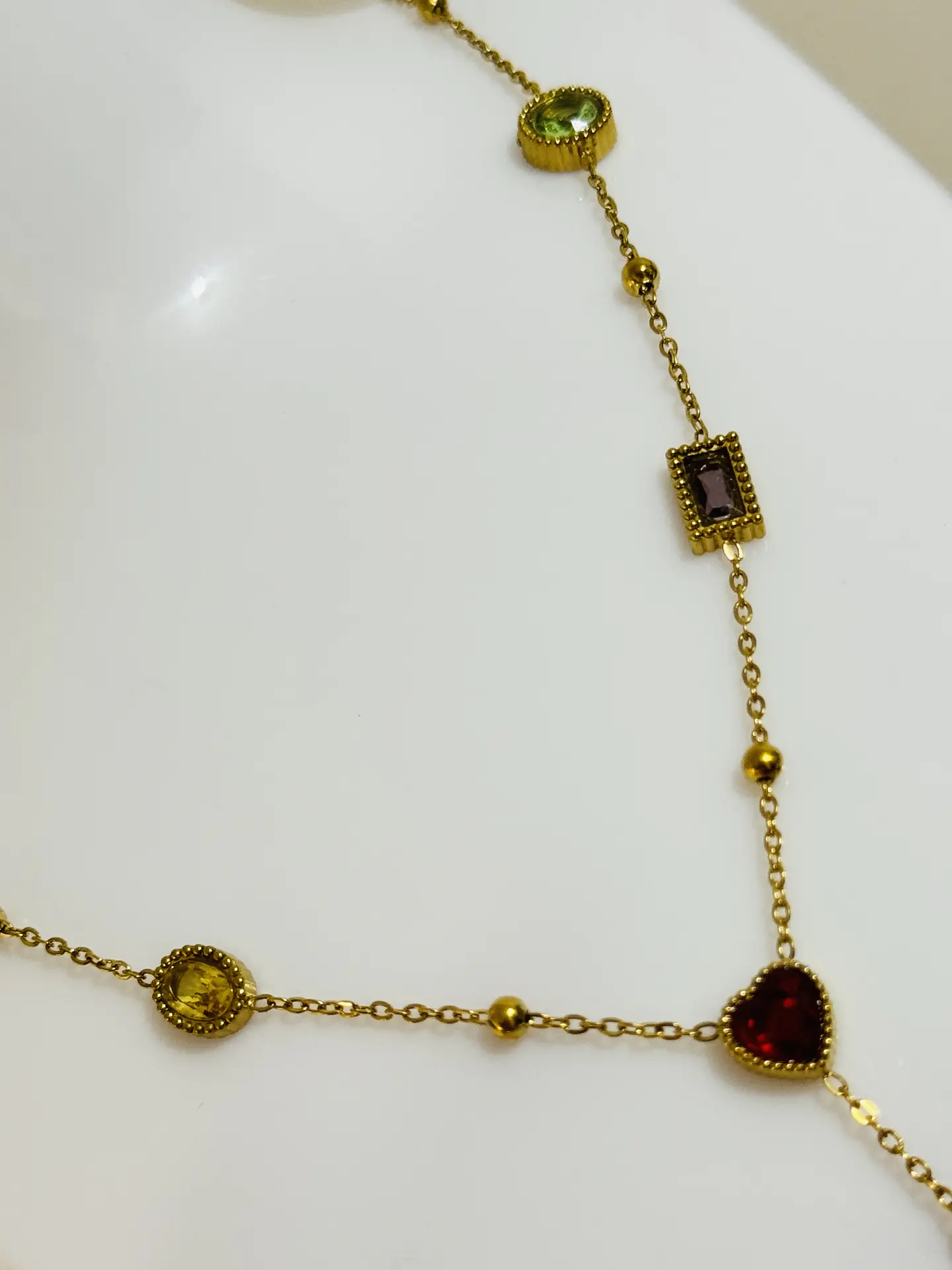 Collar Corbatero Multicolores en Acero Inoxidable 5