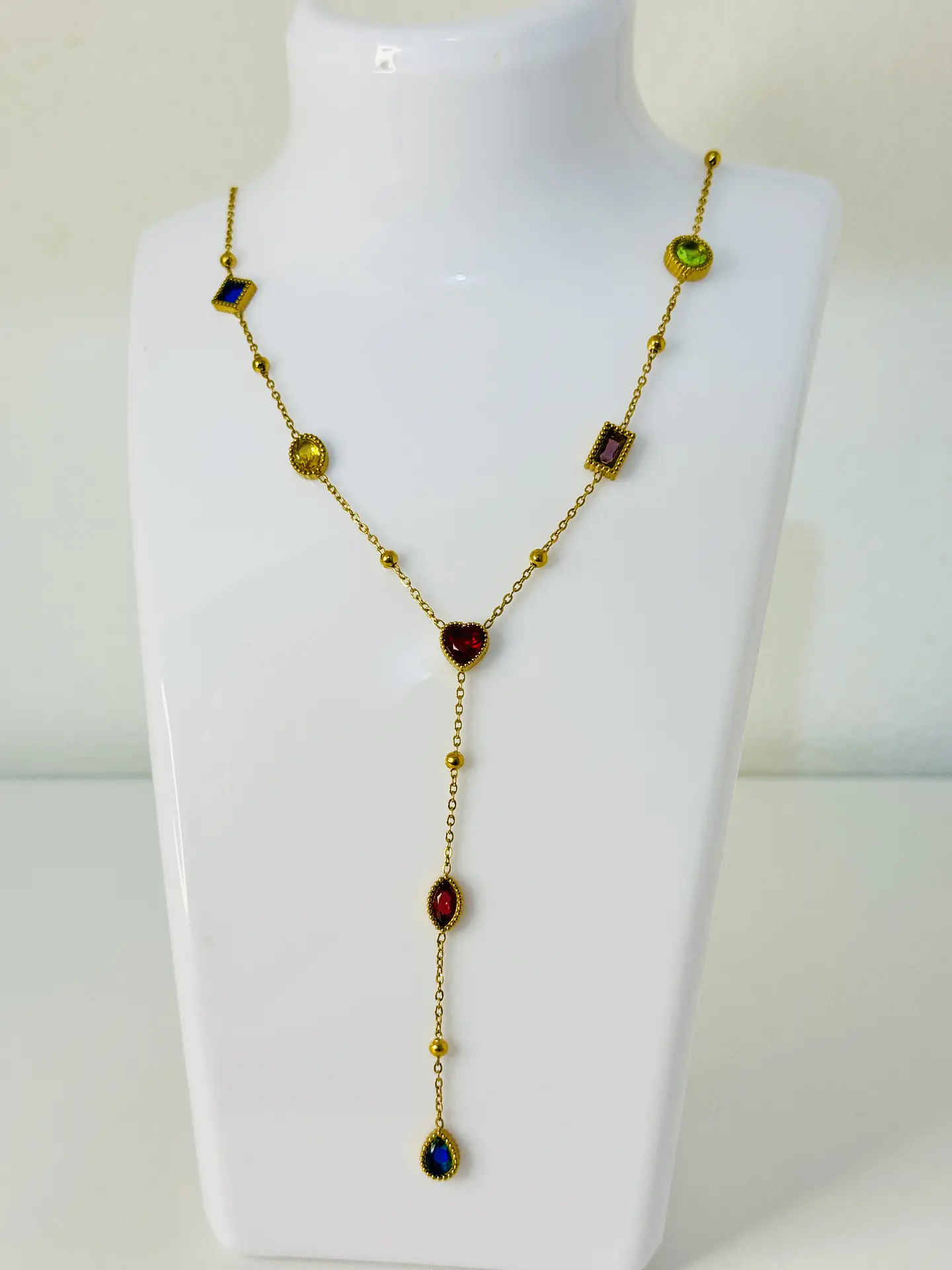 Collar Corbatero Multicolores en Acero Inoxidable 2